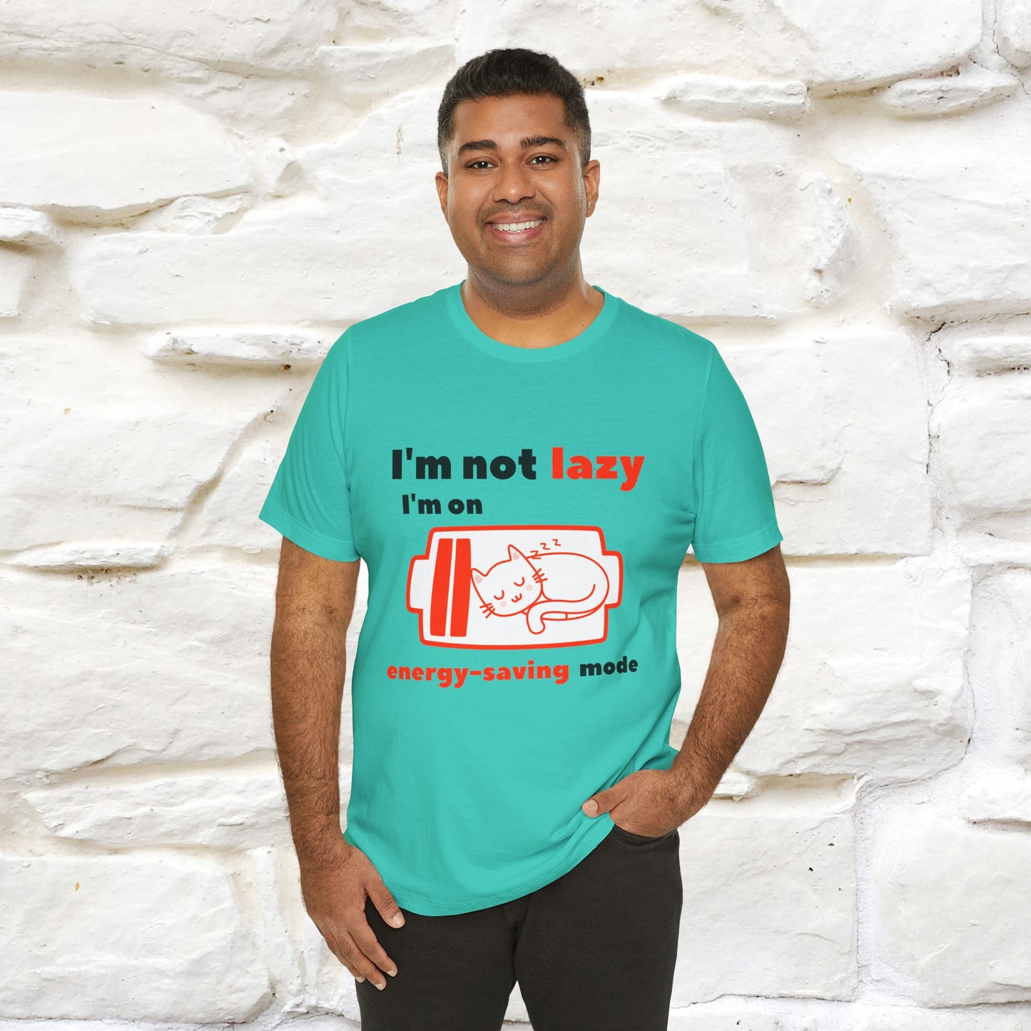 ''I am Not Lazy...'' Cat T-Shirt | Nunu&Miao Studio