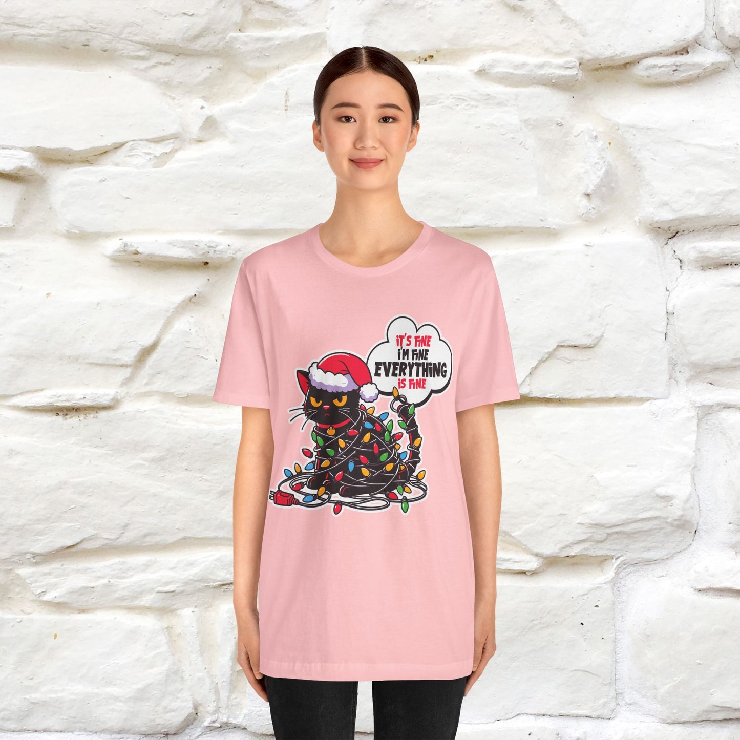 “Everything Is Fine..” | Cat T-Shirt | Nunu&Miao Studio