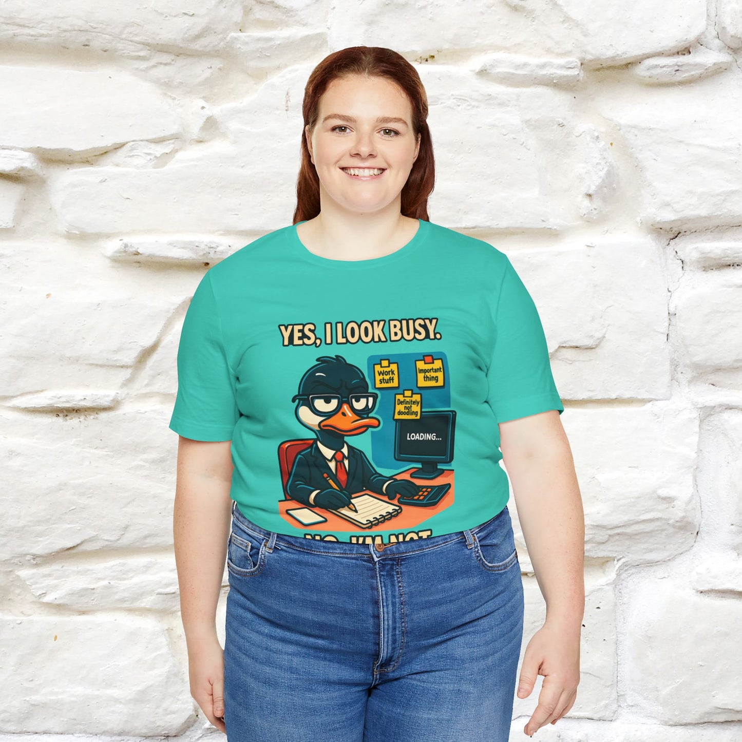 ''Yes, I Look Busy. No I'm Not.''| Sarcastic Cat T-Shirt | Nunu&Miao Studio