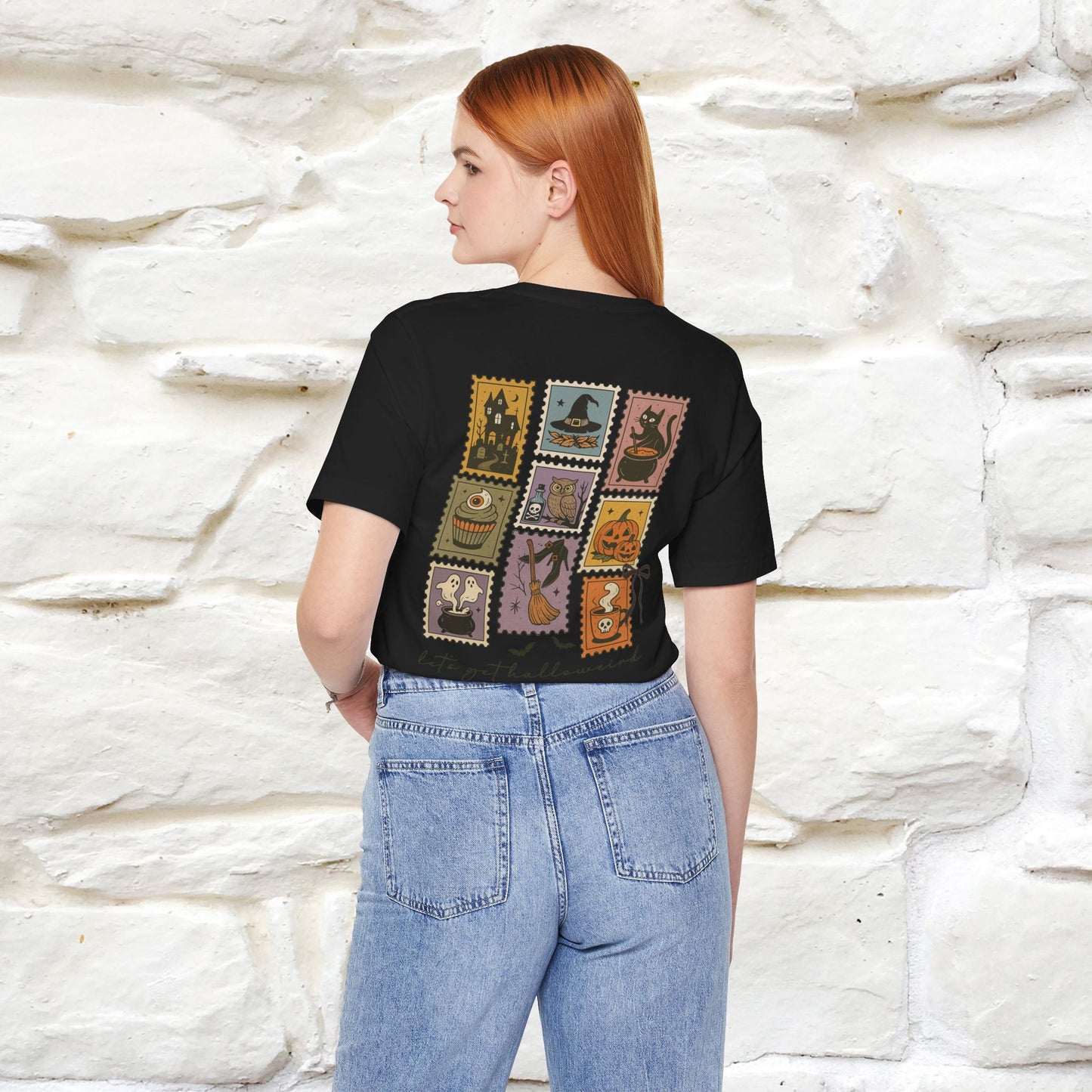 "Let-s Get Halloweeind" Hakkoween Cat T-shirt |Nunu&Miao Studio