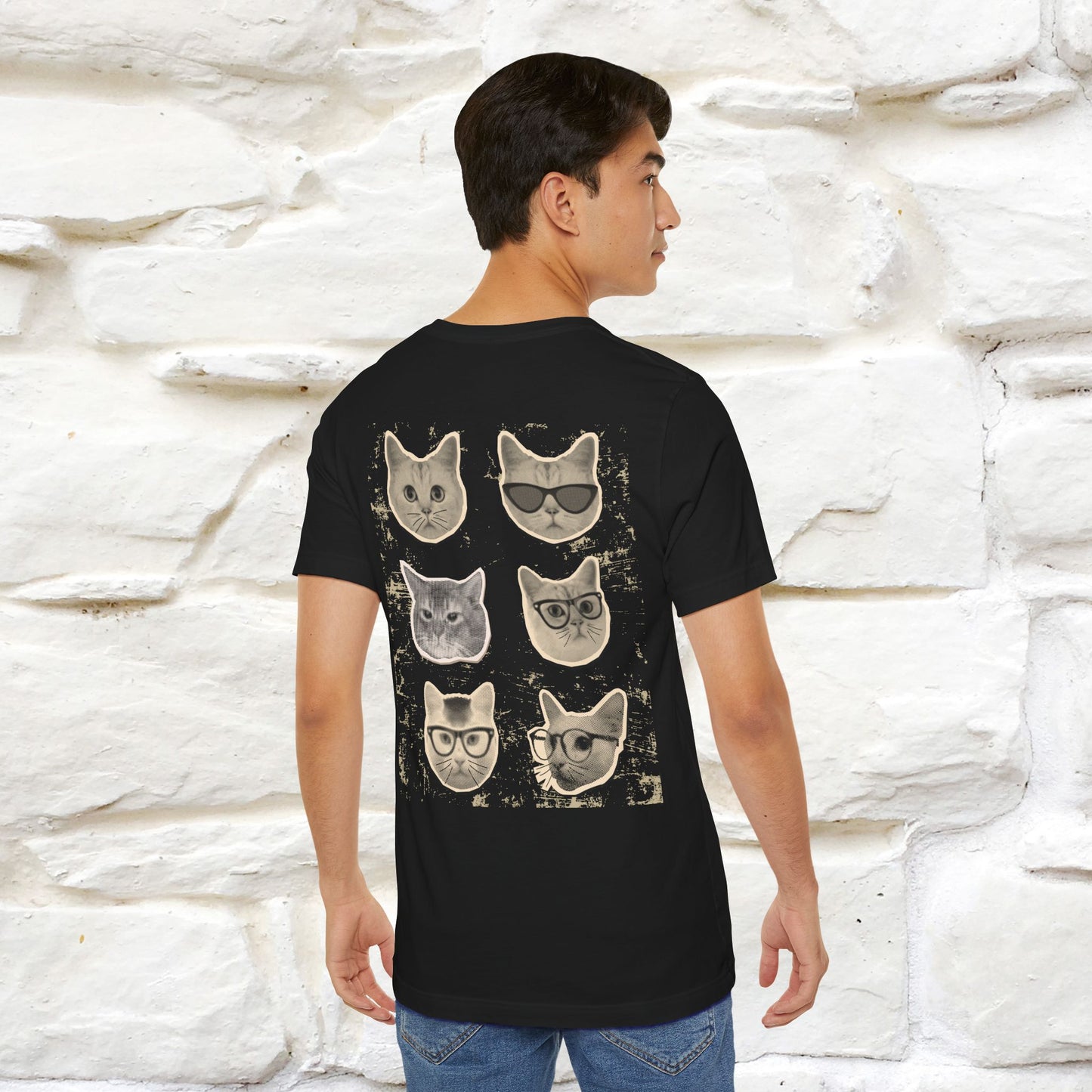 ''Vintage Cat'' Cat T-Shirt | Nunu&Miao Studio