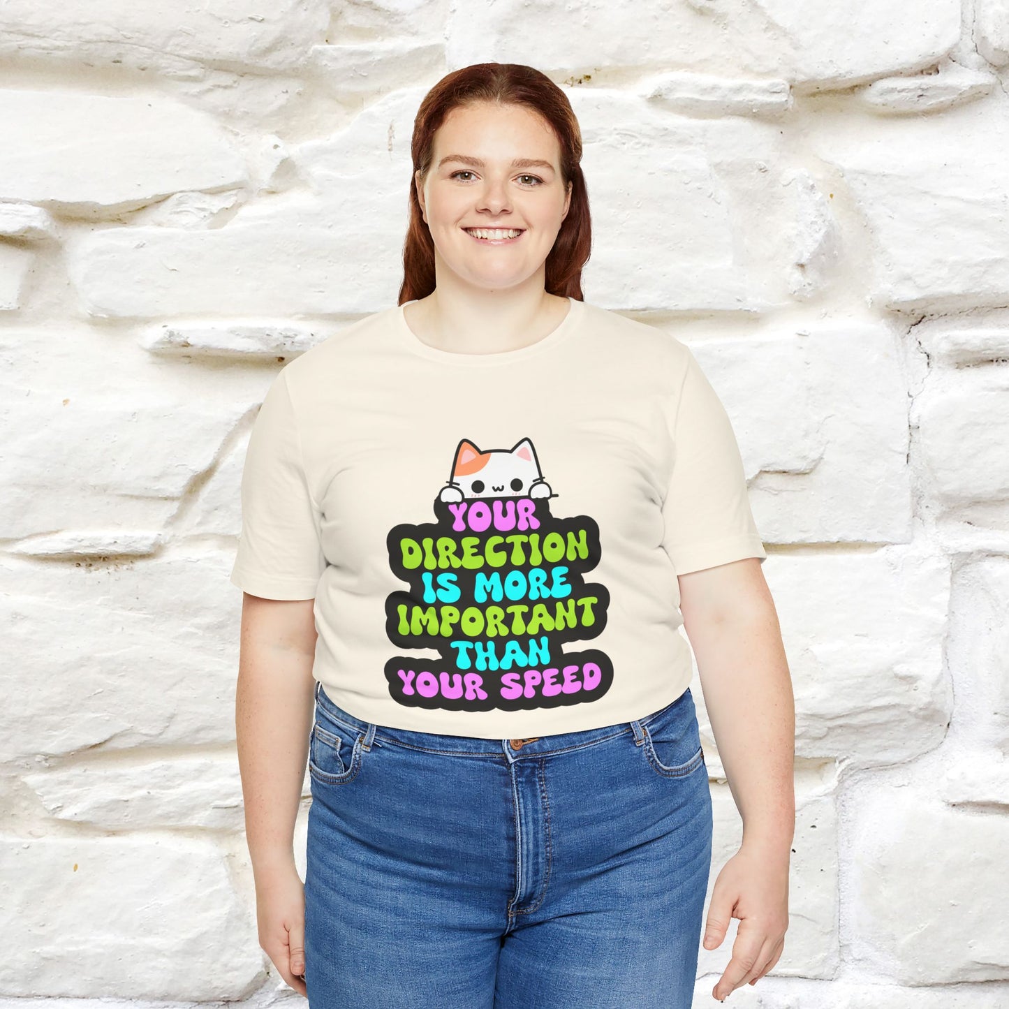 "Your Direction Is More ..." | Cat T-shirt | Nunu&Miao Studio - Nunu&Miao Studio