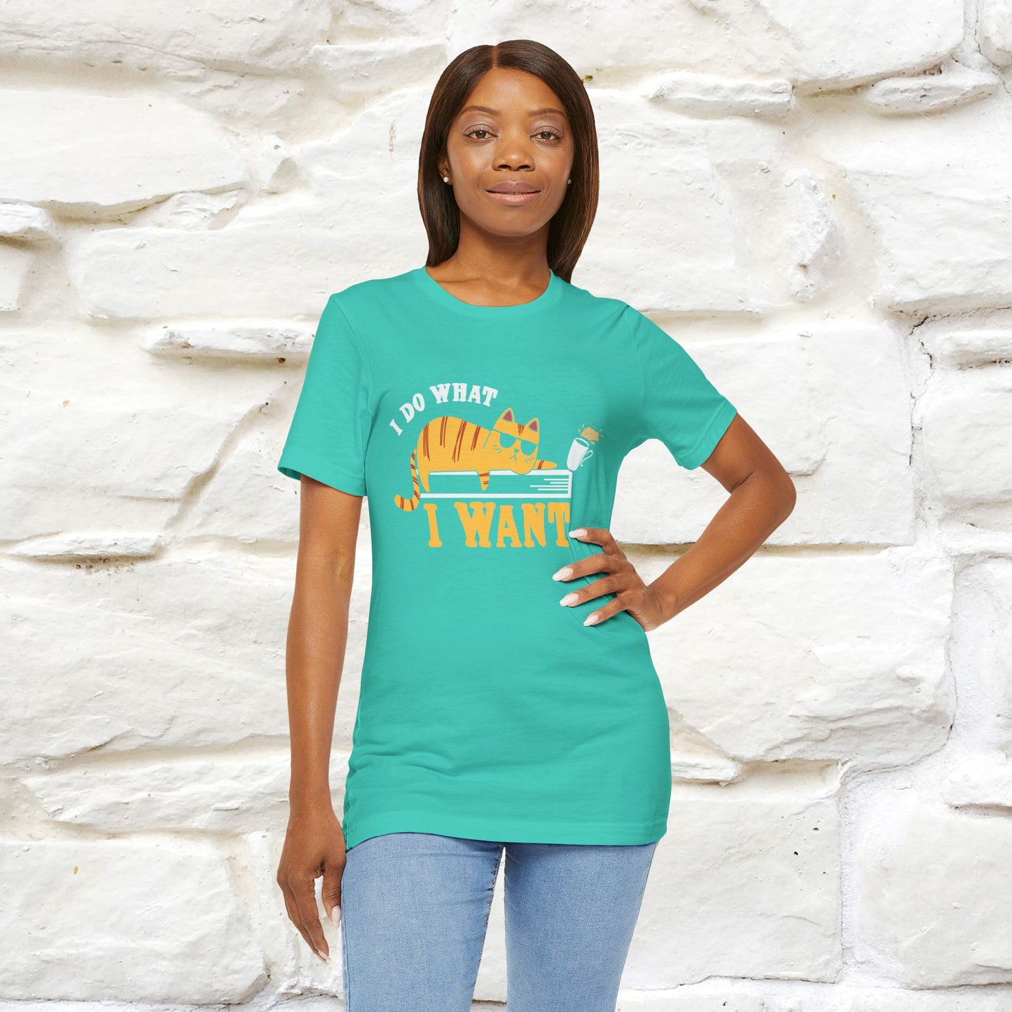 "I Do What I Want" Cat T-Shirt | Nunu & Miao Studio