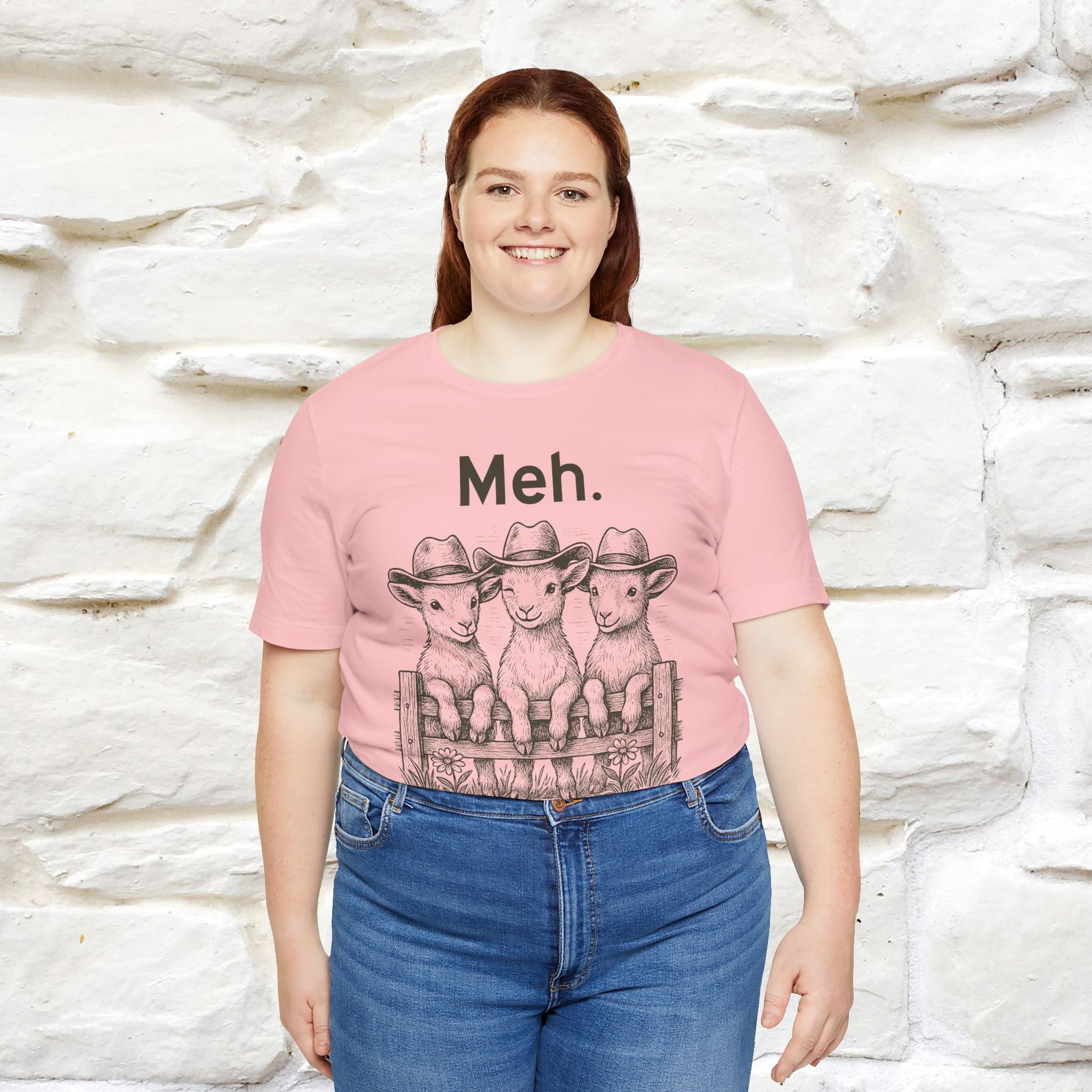 "Meh" Cute T-shirt |Nunu&Miao Studio - Nunu&Miao Studio