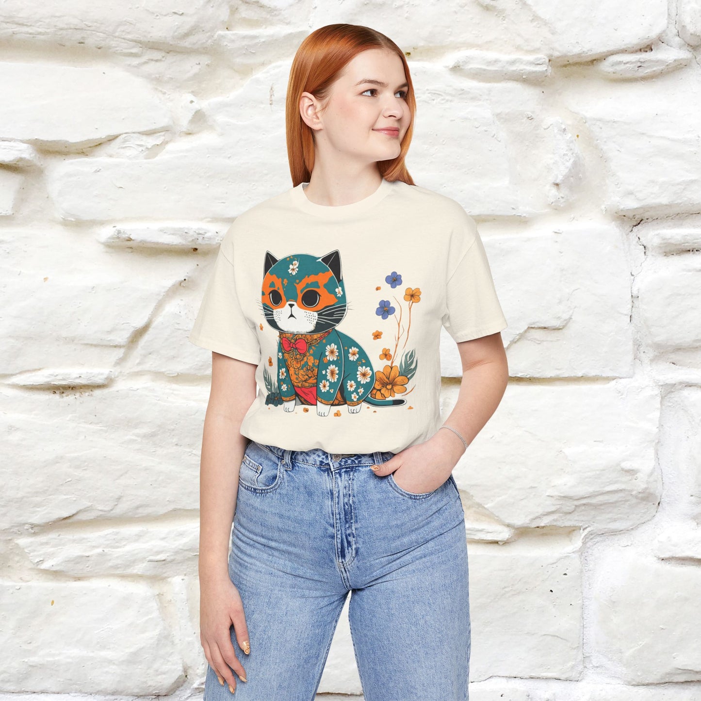 Zen Garden Cat: Japanese-Inspired T-Shirt for Men & Women | 100% Cotton* - Nunu&Miao Studio