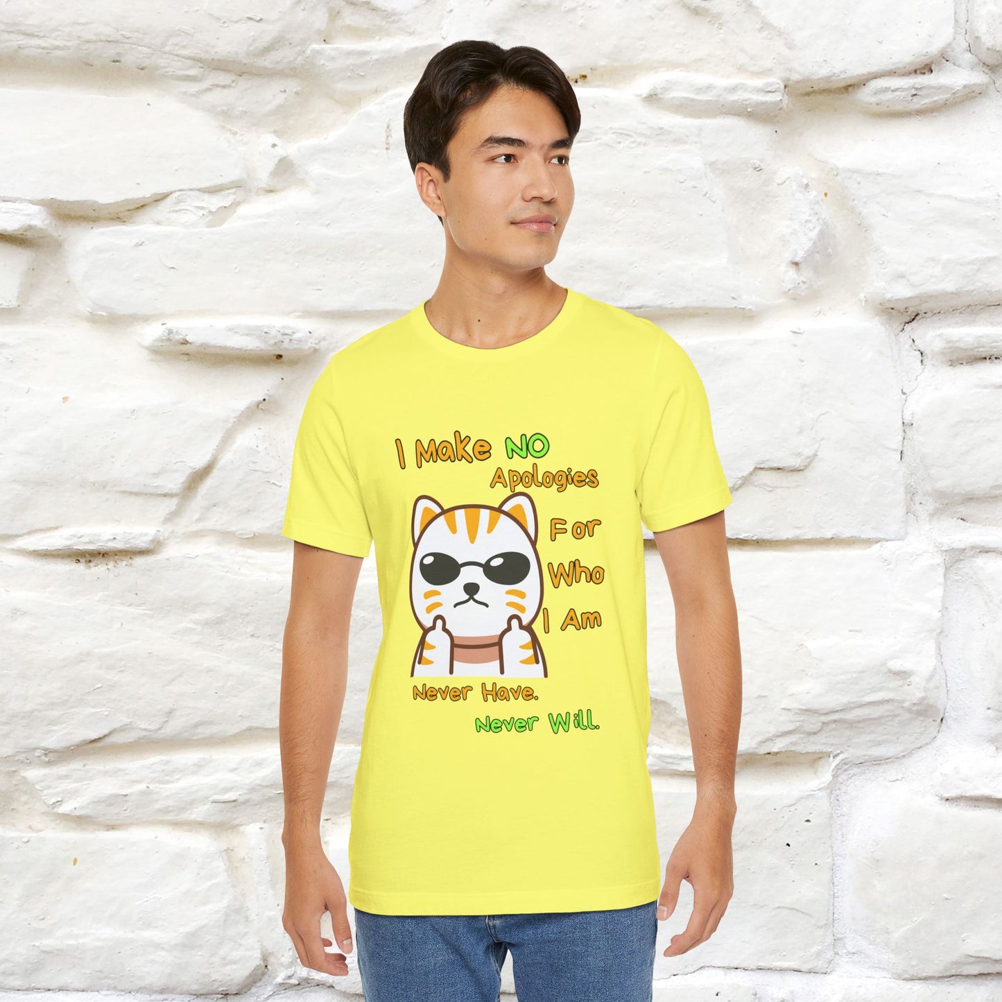 "I Make No Apologies... " |Cat T-Shirt | Nunu&Miao Studio