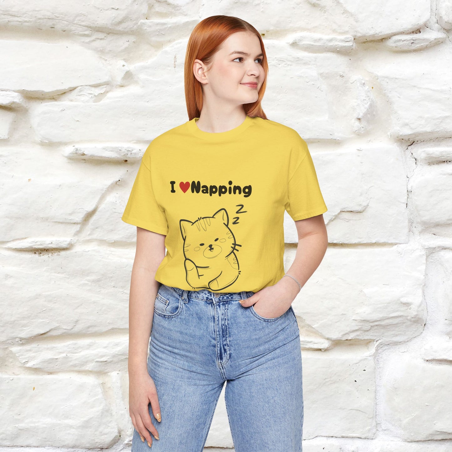 "I Love Napping" Cat T-Shirt | Nunu&Miao Studio