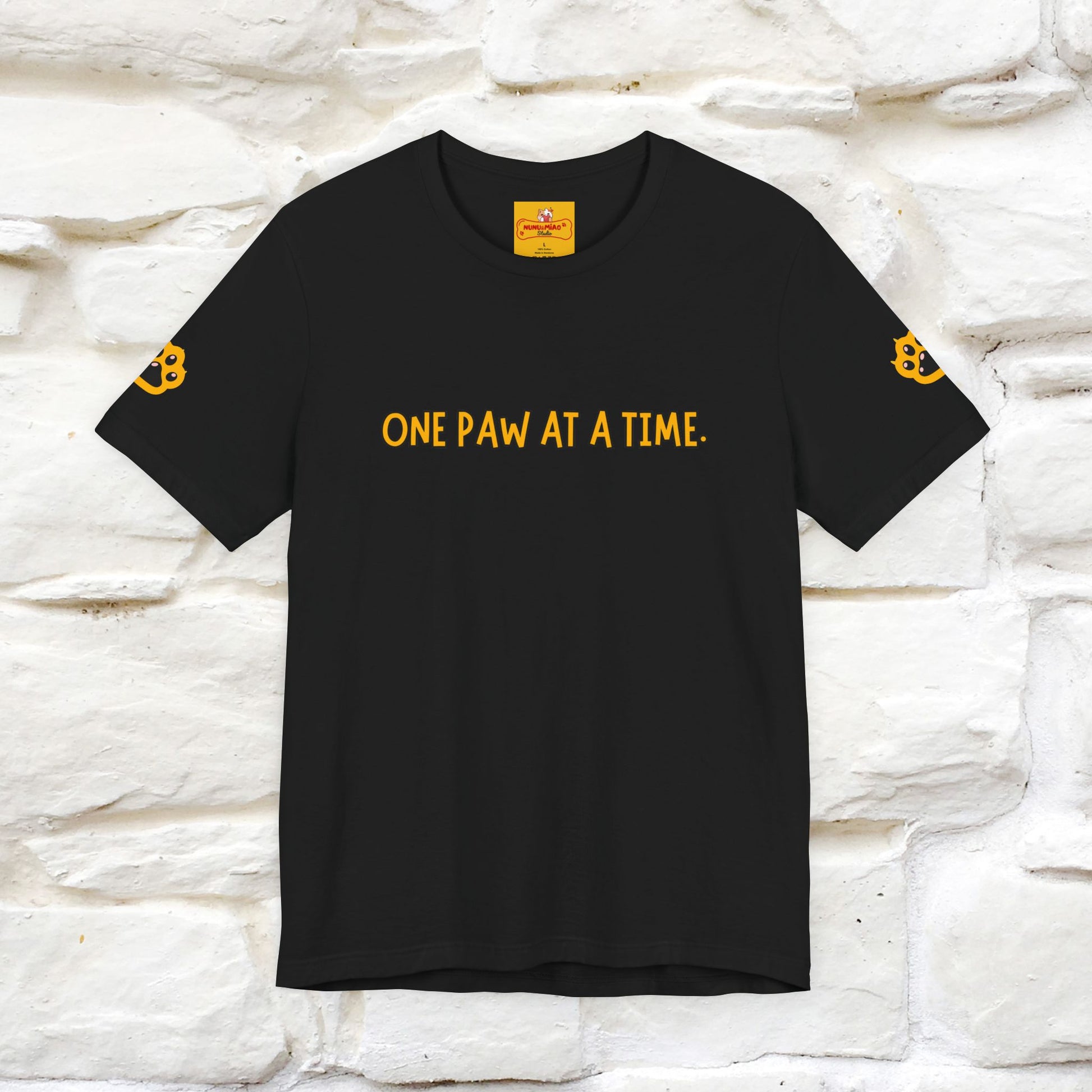 "Life Is A Journey'' Cat T-Shirt | Front & Back Design | Nunu&Miao Studio - Nunu&Miao Studio