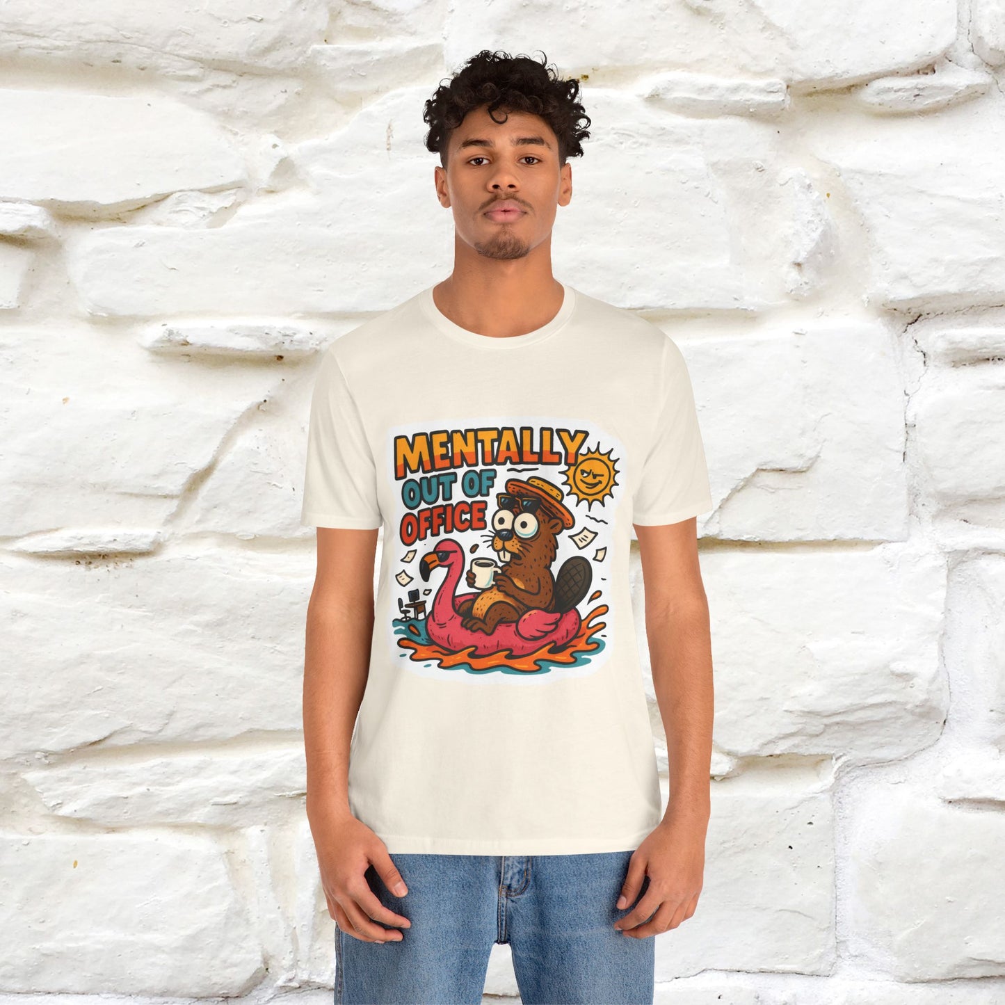 ''Mentally Out Of Office''| Sarcastic Cat T-Shirt | Nunu&Miao Studio