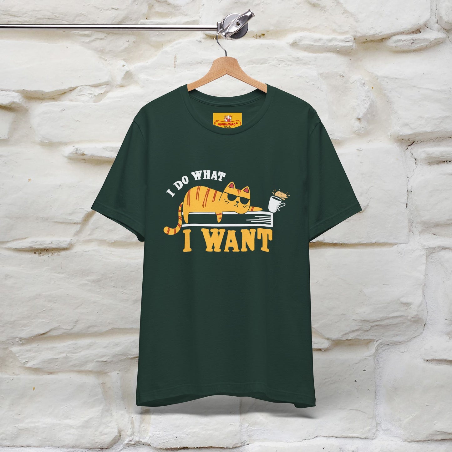 "I Do What I Want" Cat T-Shirt | Nunu & Miao Studio