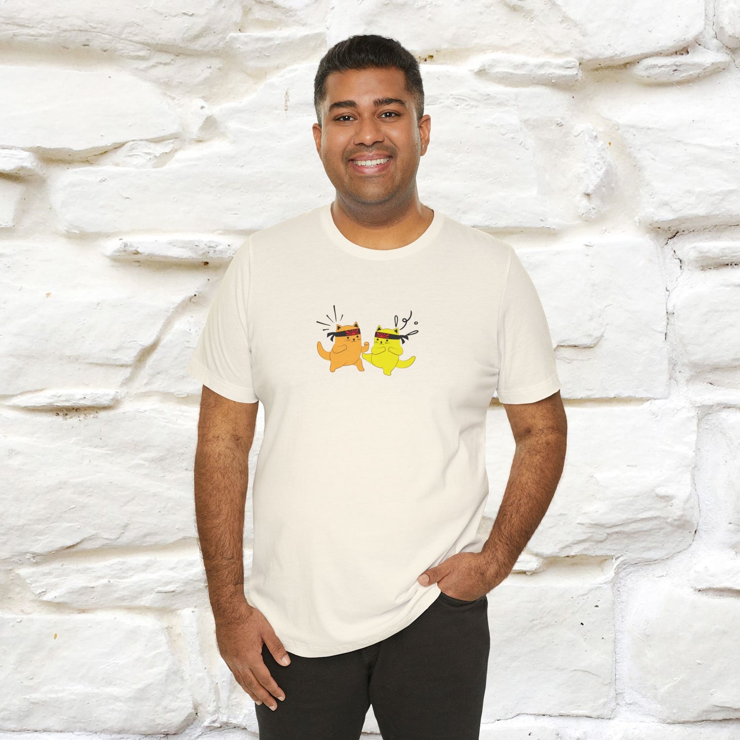 "You Have the Power to Protect Your Peace" Cat T-Shirt| Front & Back Design | Nunu&Miao Studio