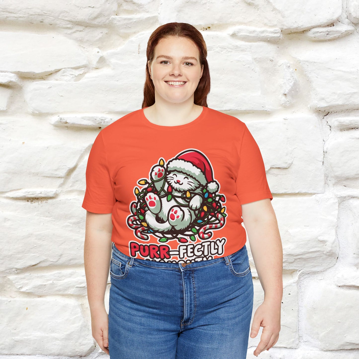 “Purr-Fectly Naughty” | Cat T-Shirt | Nunu&Miao Studio