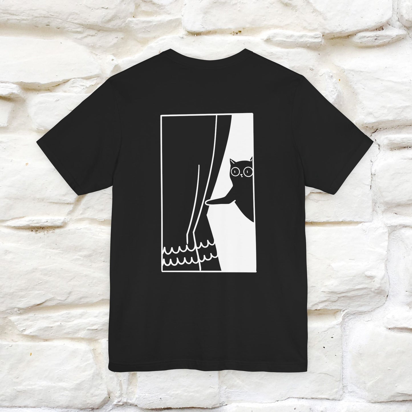 “Don’t trust atoms… they make up everything.” | Cat T-Shirt | Front & Back Design | Nunu&Miao Studio