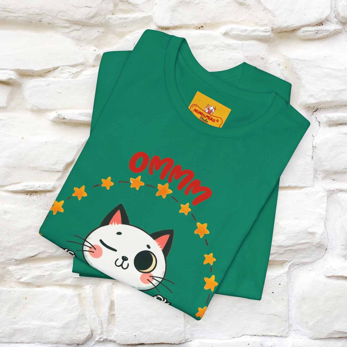''Ommm, Keep Calm'' Cat T-Shirt | Nunu&Miao Studio