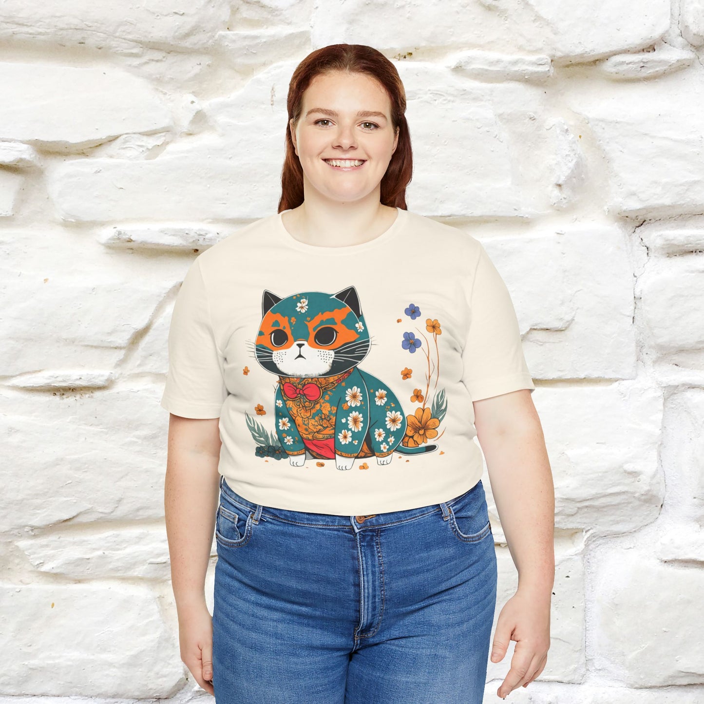 Zen Garden Cat: Japanese-Inspired T-Shirt for Men & Women | 100% Cotton* - Nunu&Miao Studio