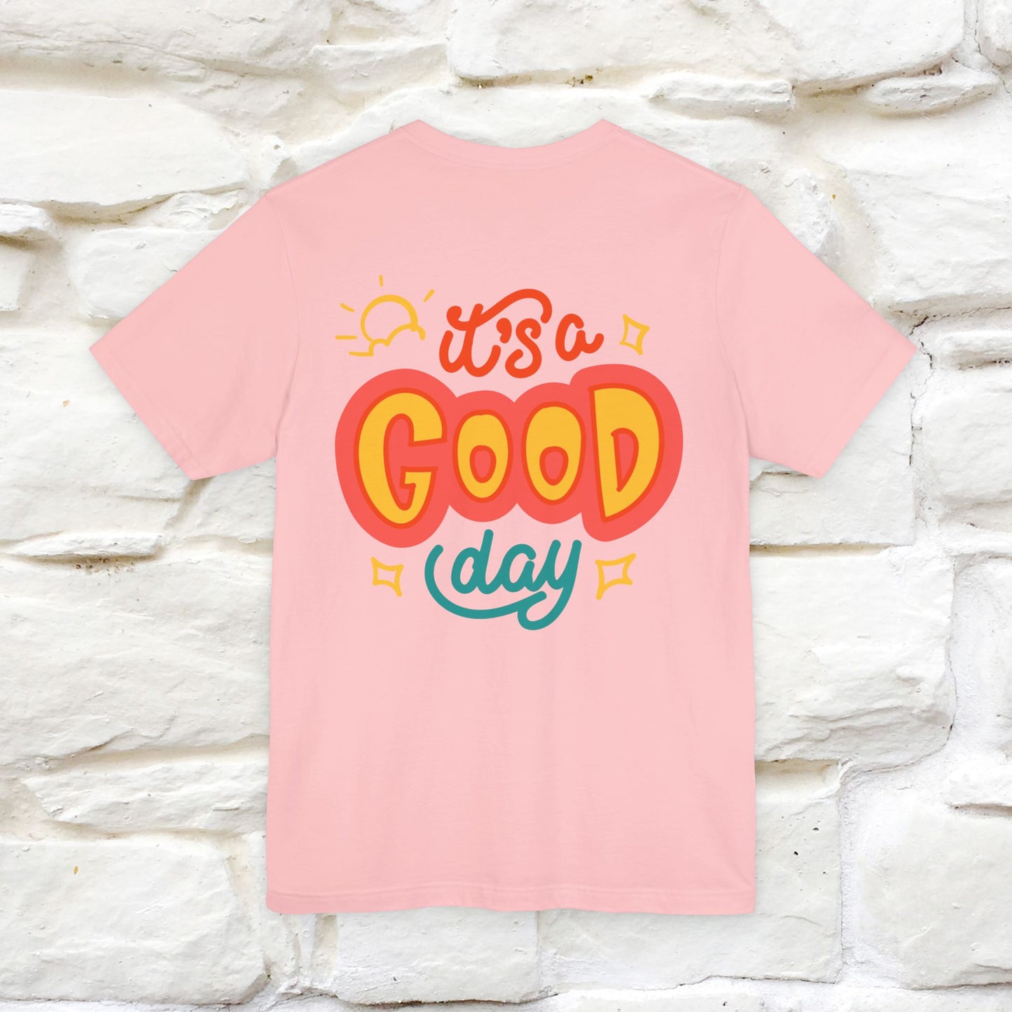 ""It's A Good Day" Cat T-Shirt| Front & Back Design | Nunu&Miao Studio