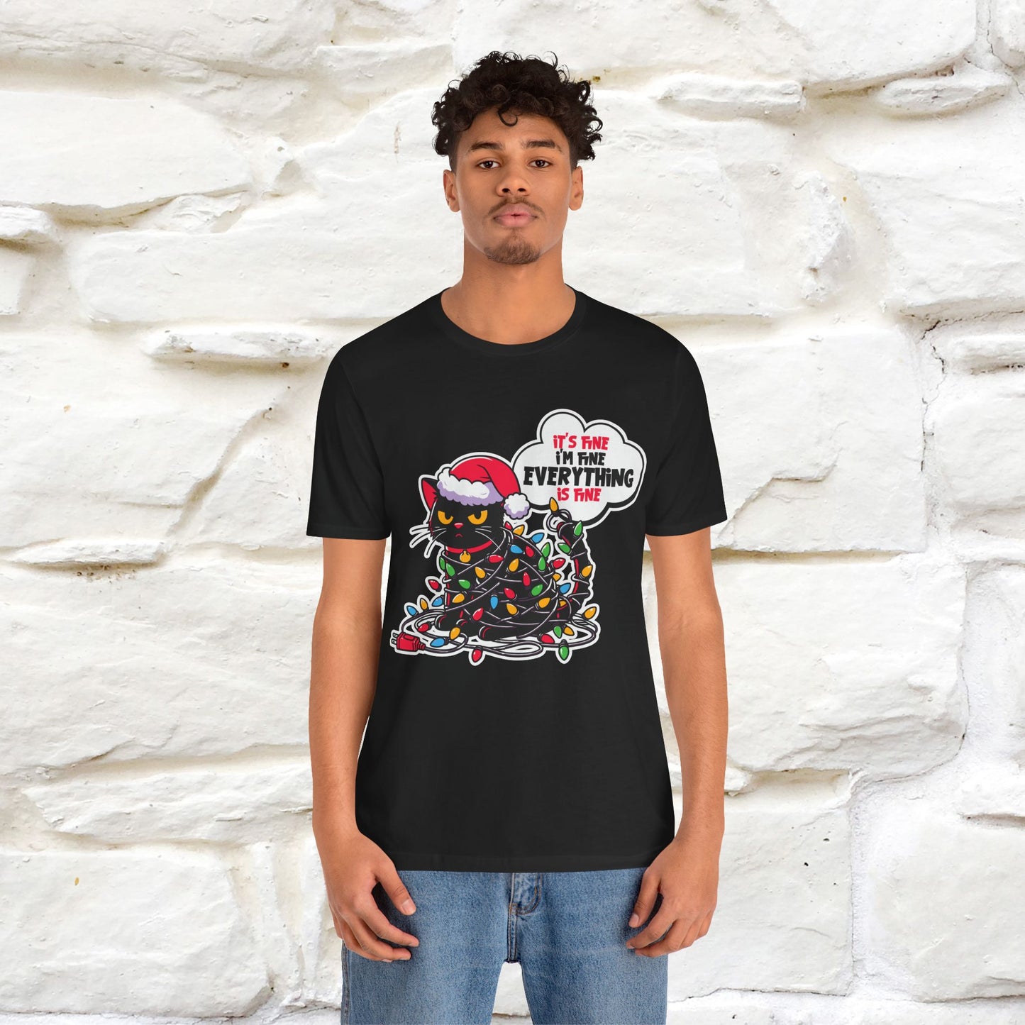 “Everything Is Fine..” | Cat T-Shirt | Nunu&Miao Studio