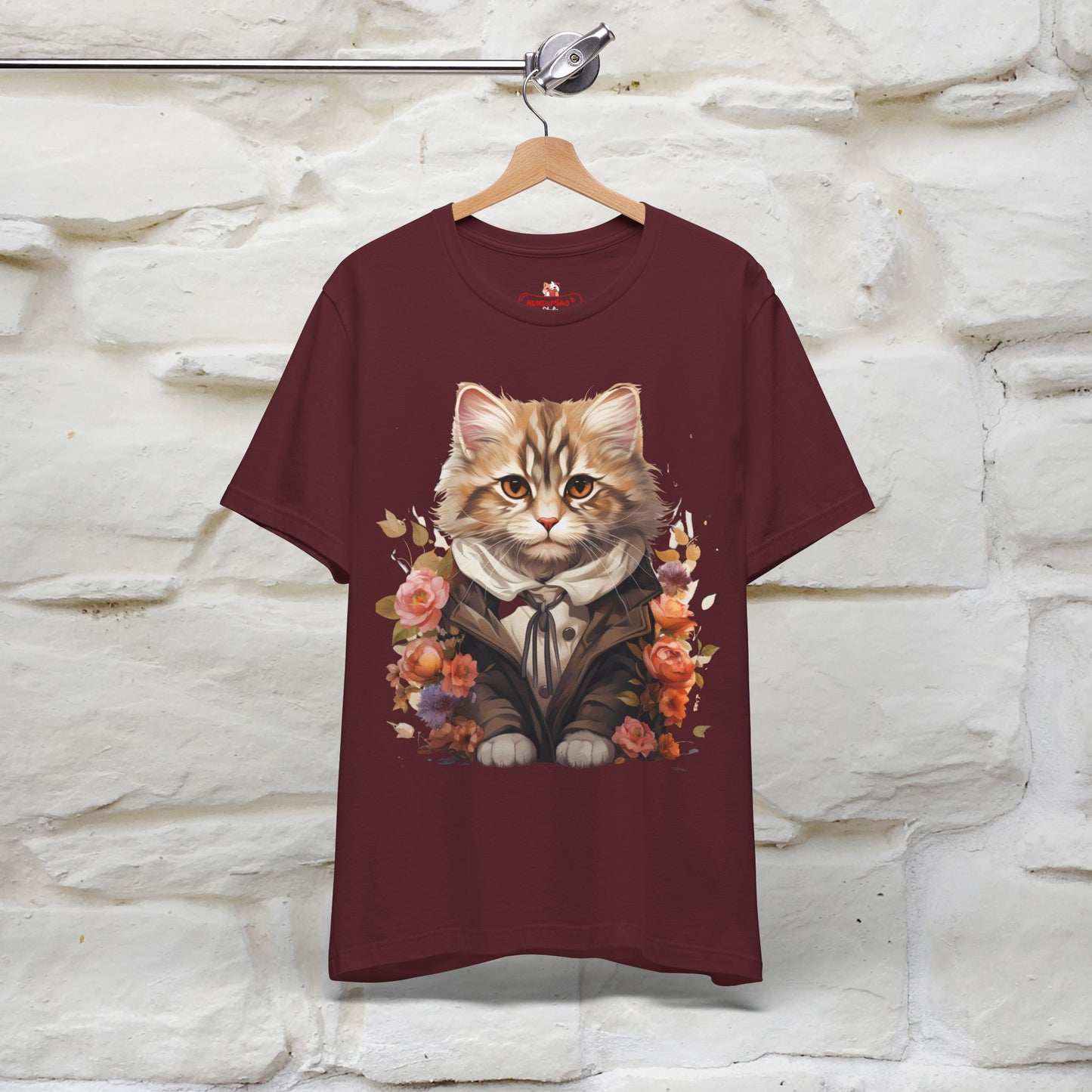 "Mr. Meow" Elegant Cat T-Shirt for Men & Women | 100% Cotton* - Nunu&Miao Studio
