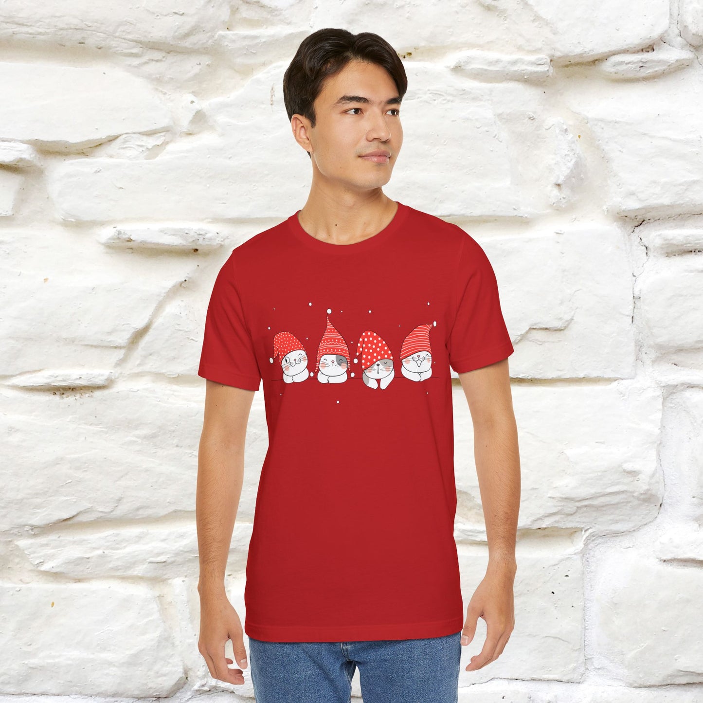 ''Christmas Cute'' |Cats T-shirt | Nunu&Miao Studio - Nunu&Miao Studio