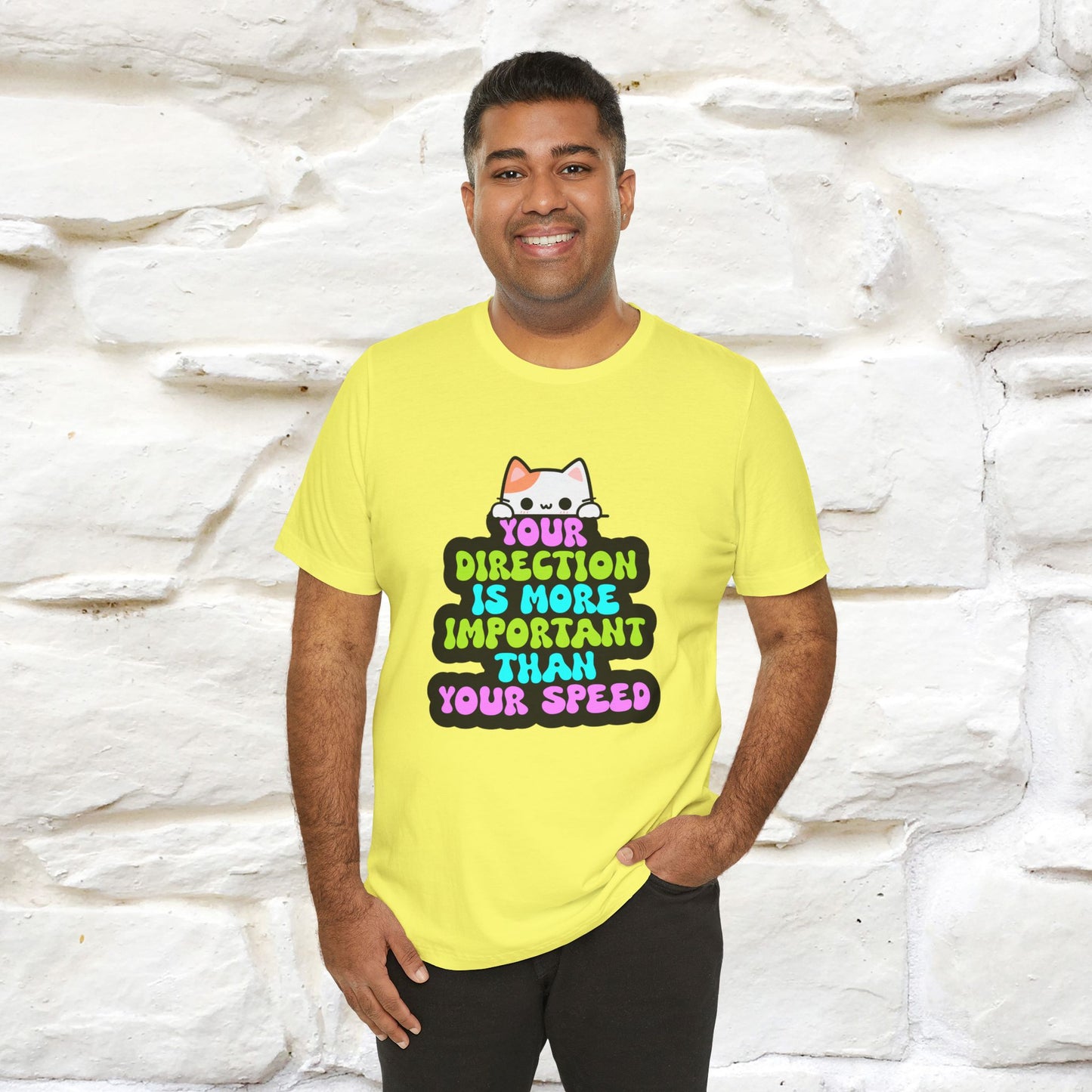 "Your Direction Is More ..." | Cat T-shirt | Nunu&Miao Studio - Nunu&Miao Studio