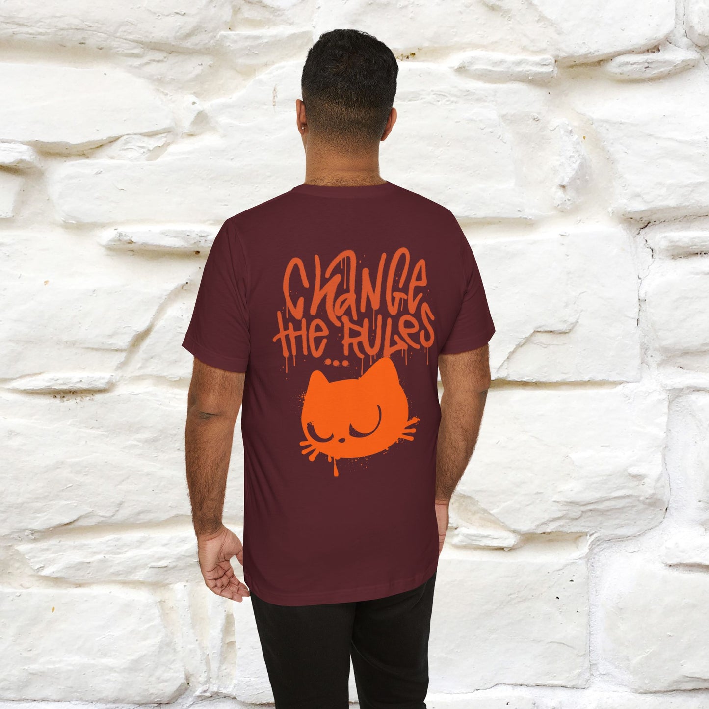 ''Change The Rules'' - Cat T-shirt -Nunu&Miao Studio - Nunu&Miao Studio