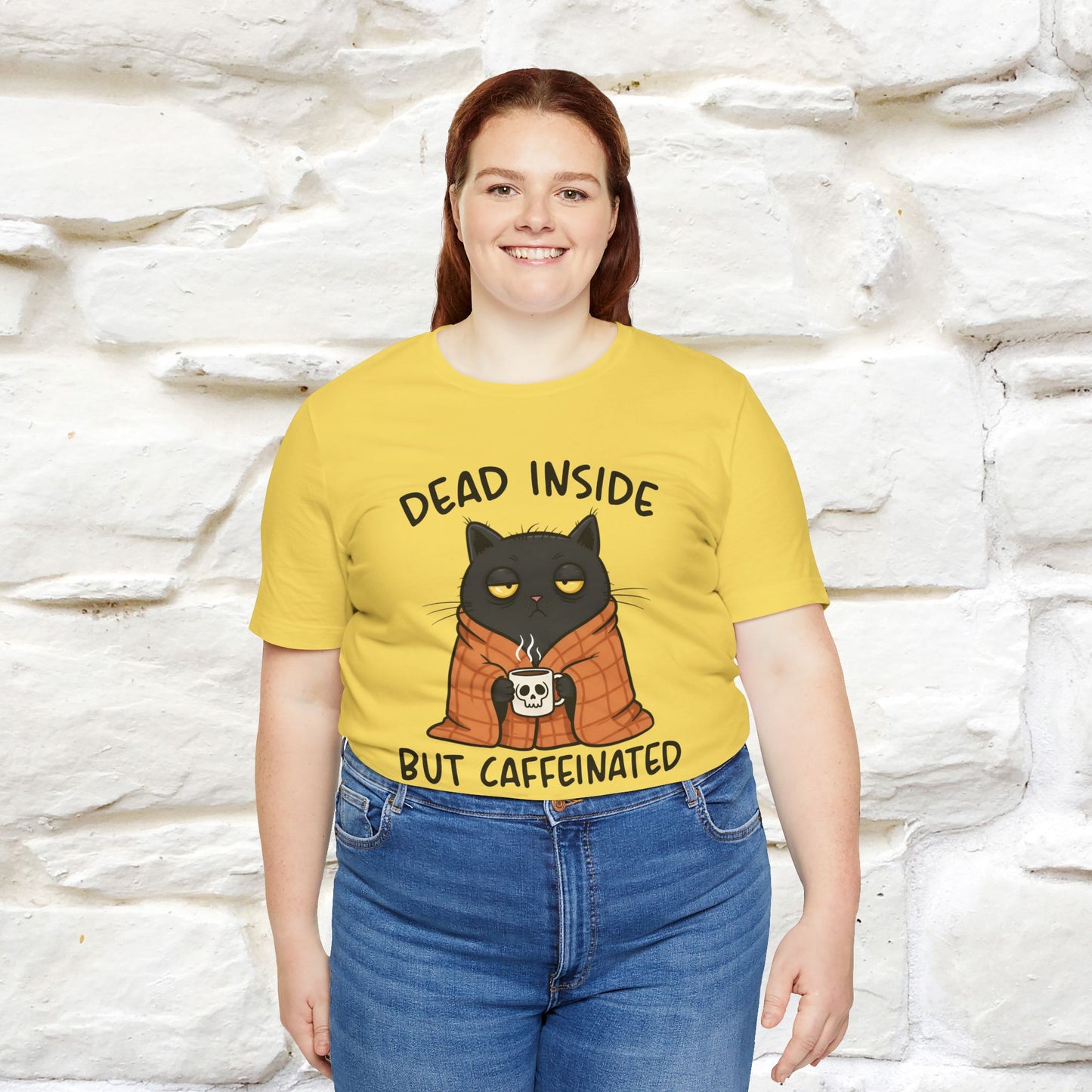 "Dead Inside But Caffeinated" |Funny T-Shirt | Nunu&Miao Studio