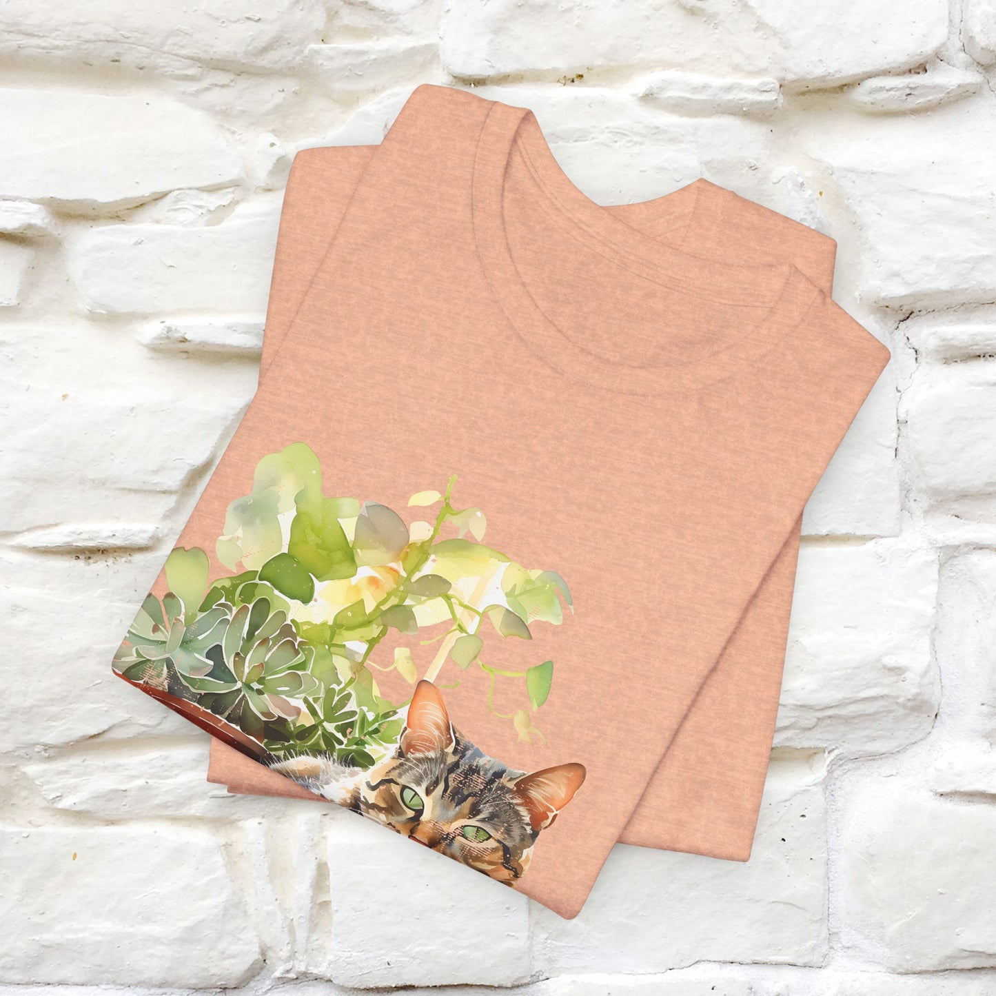 "Feline Bibliophile" T-Shirt for Men & Women | 100% Cotton* - Nunu&Miao Studio