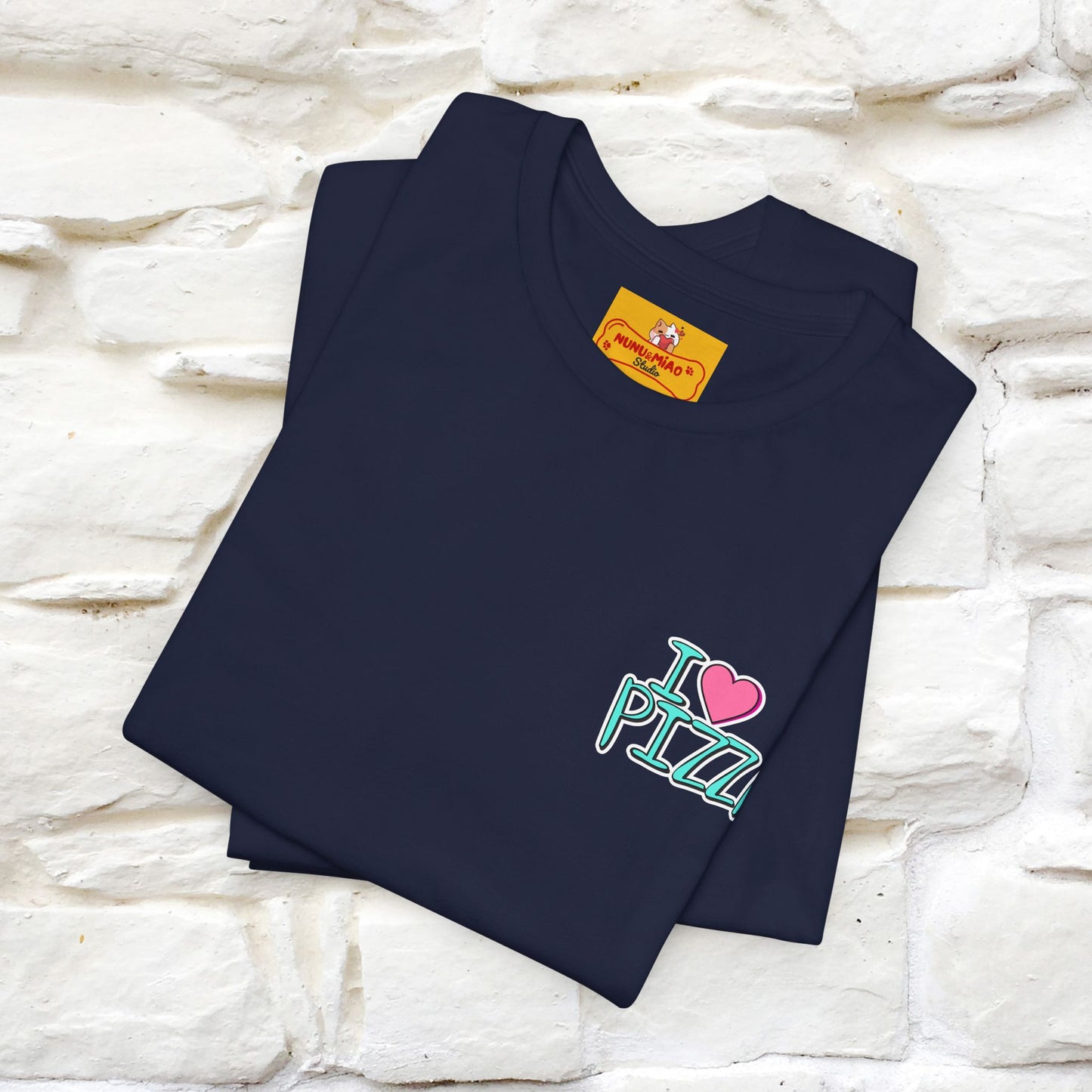 "I Love Pizza"| Cat T-shirt | Nunu&Miao Studio
