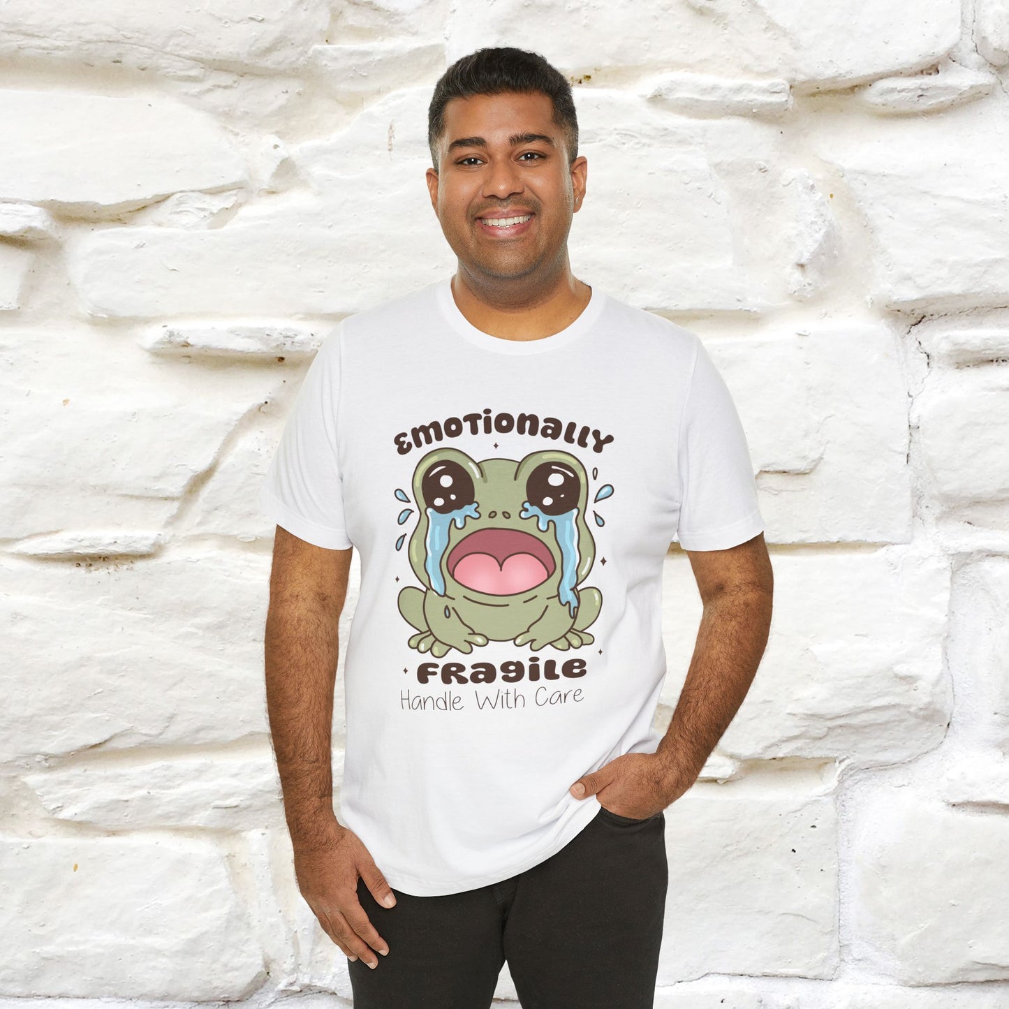 "Emotionally Fragile Handle With Care " Funny T-shirt |Nunu&Miao Studio - Nunu&Miao Studio