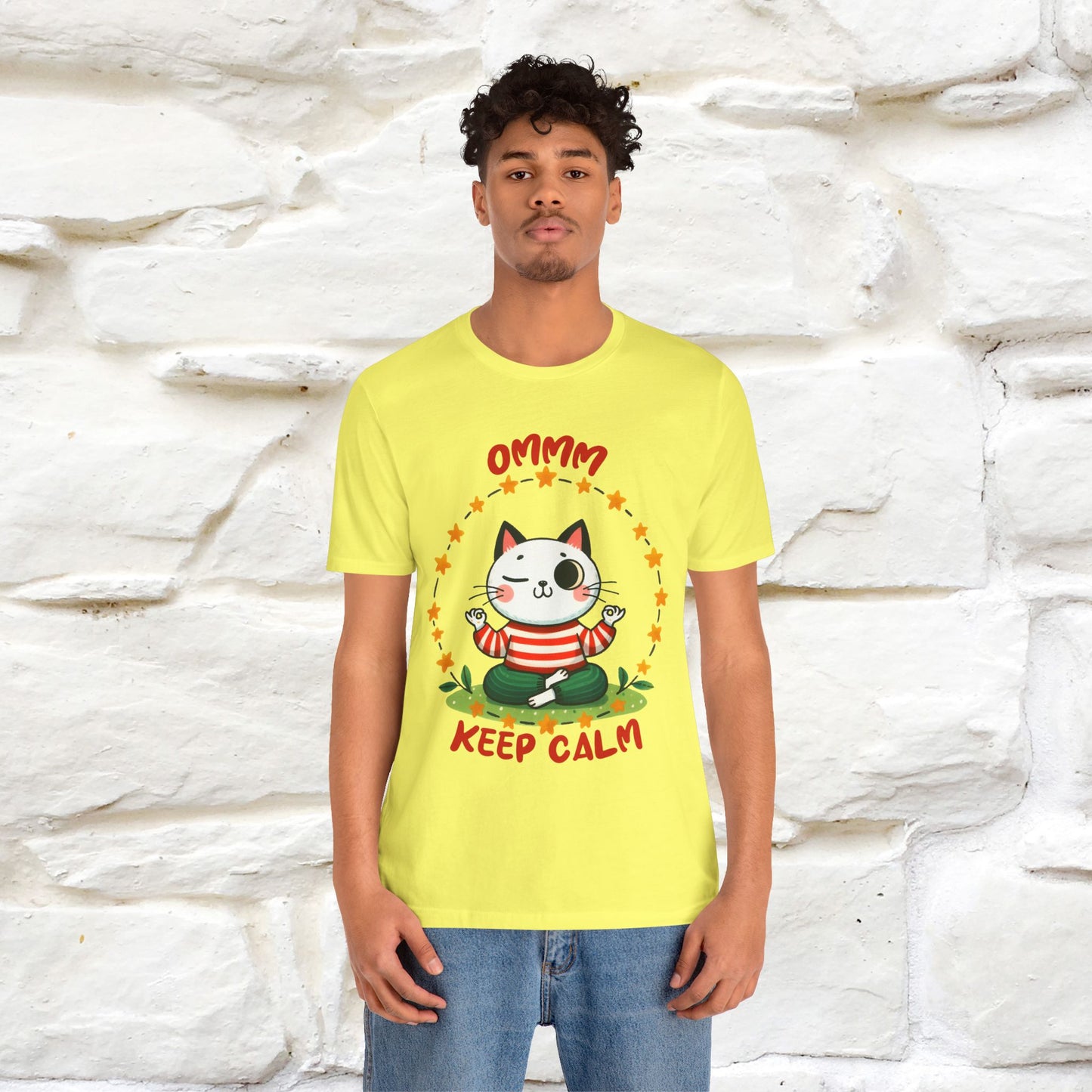 ''Ommm, Keep Calm'' Cat T-Shirt | Nunu&Miao Studio