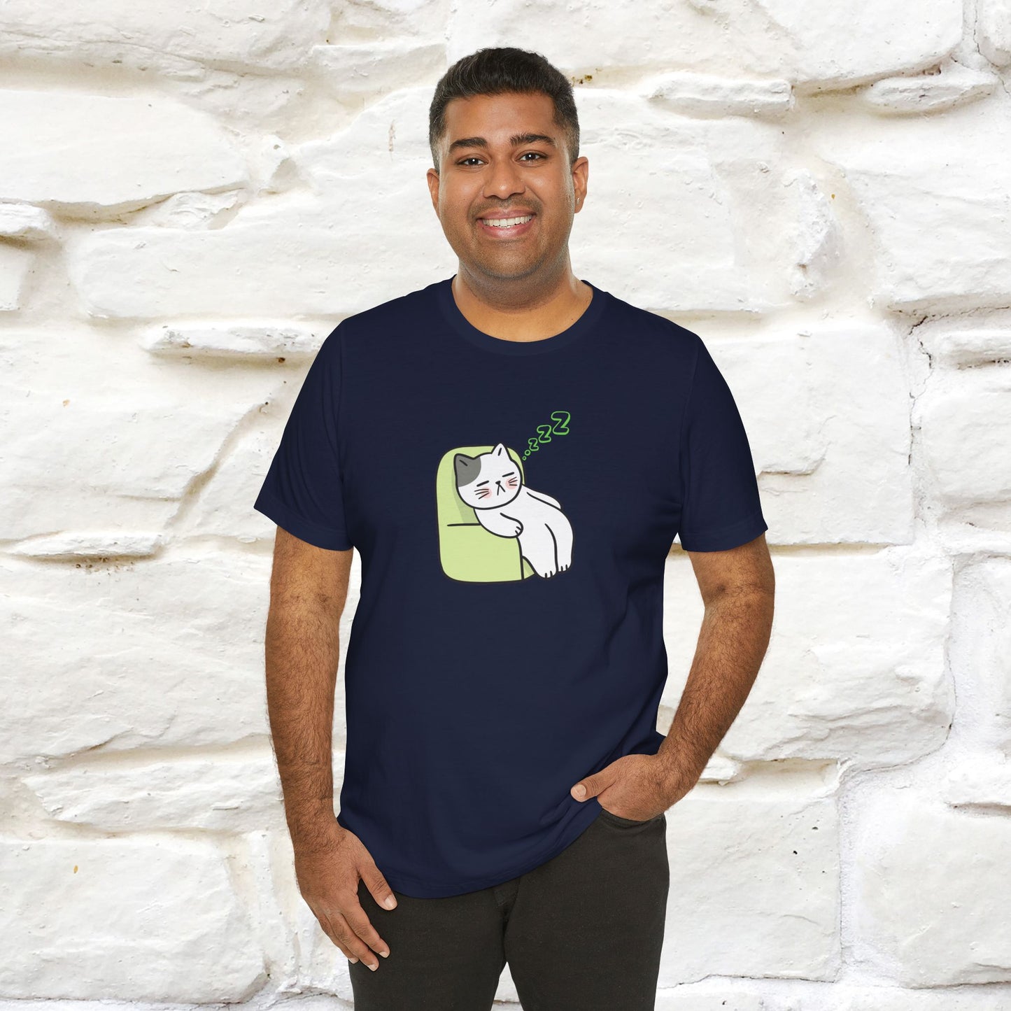 "Keep going… the couch isn’t going to nap on itself." Cat T-Shirt| Front & Back Design | Nunu&Miao Studio