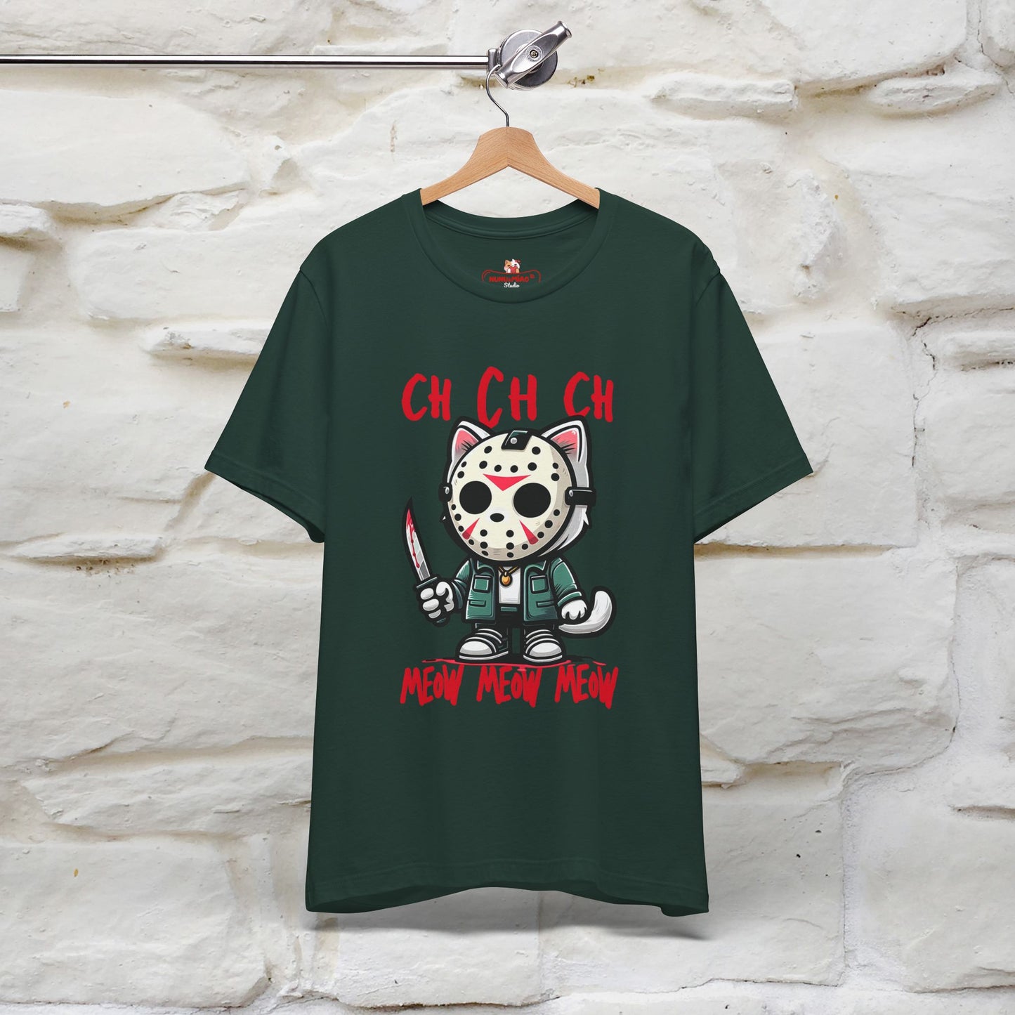 Paws N' Roses T-Shirt | Rock-Inspired Cat Lover Tee for Men & Women | 100% Cotton* - Nunu&Miao Studio