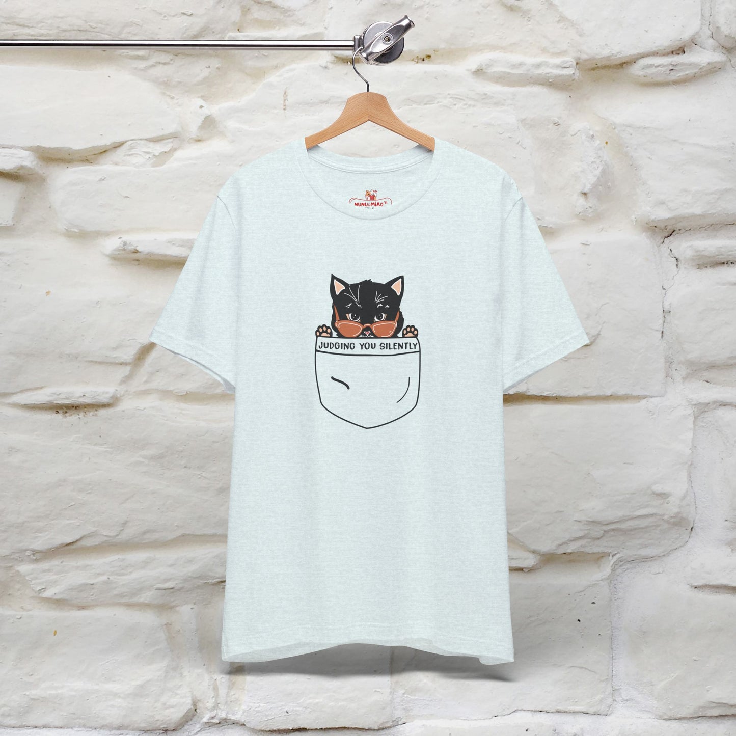 Judging You Silently Cat T-Shirt for Men | 100% Cotton* Funny & Sassy Tee - Nunu&Miao Studio