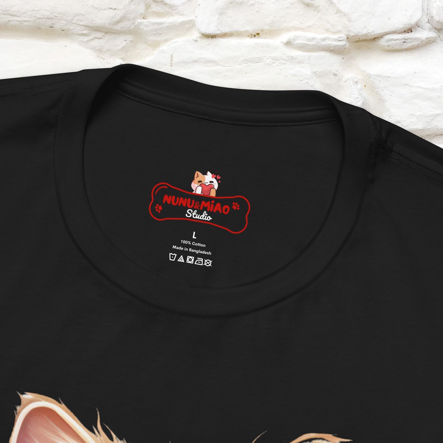 "Mr. Meow" Elegant Cat T-Shirt for Men & Women | 100% Cotton* - Nunu&Miao Studio