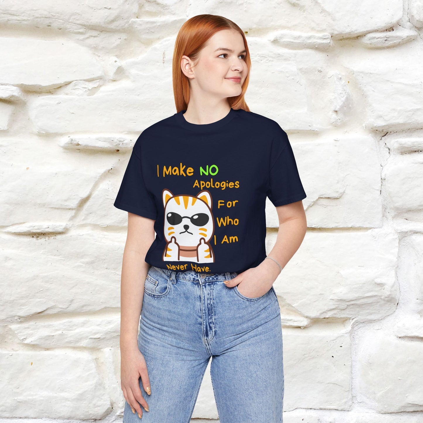 "I Make No Apologies... " |Cat T-Shirt | Nunu&Miao Studio
