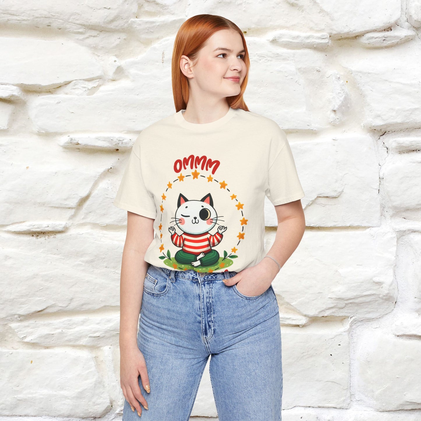 ''Ommm, Keep Calm'' Cat T-Shirt | Nunu&Miao Studio
