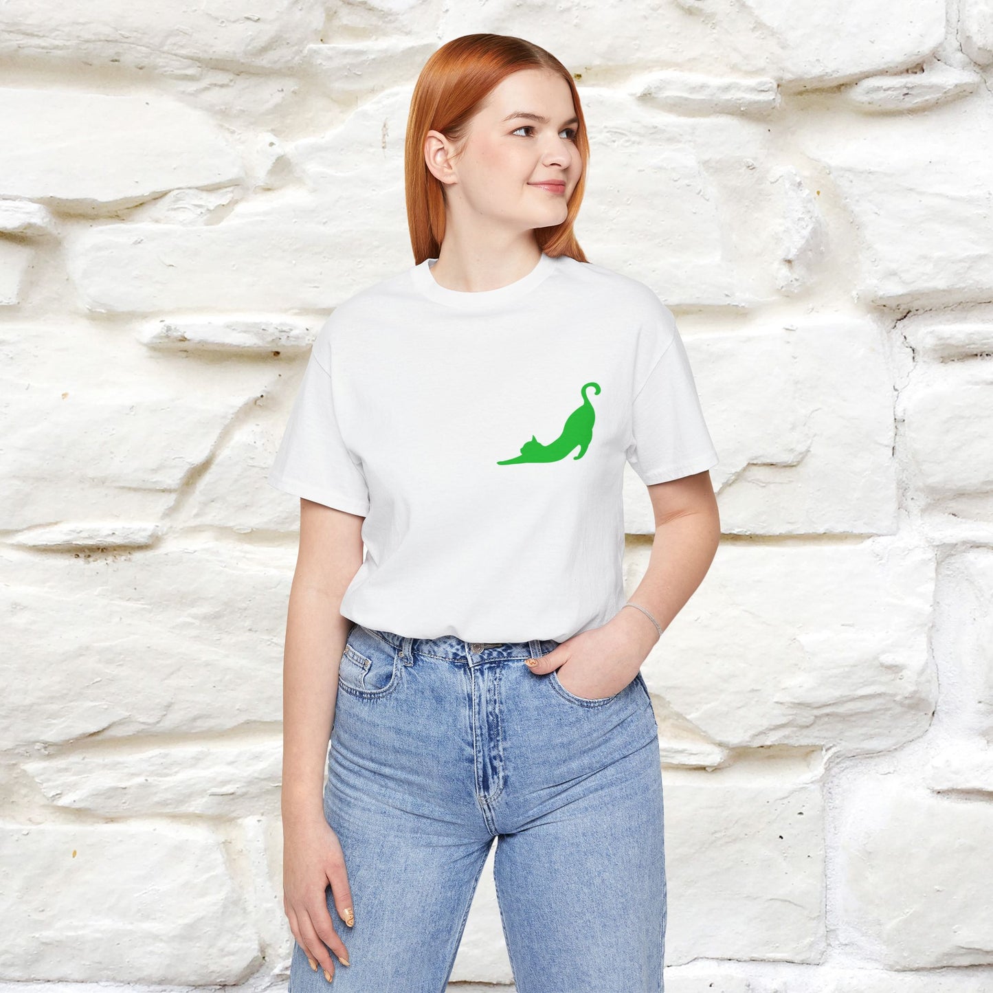 "Take a Deep Breath & Try All Over Again" Cat T-Shirt| Front & Back Design | Nunu&Miao Studio