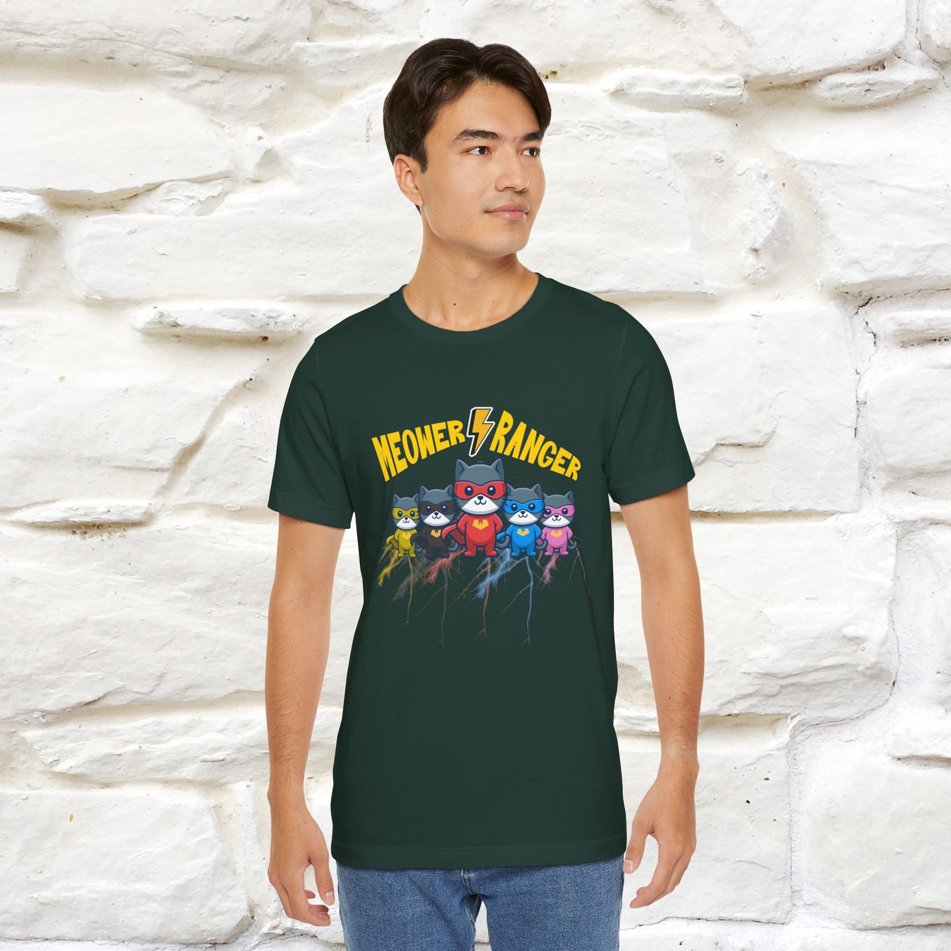 ''Meower Ranger''| CatT-Shirt | Nunu&Miao Studio - Nunu&Miao Studio