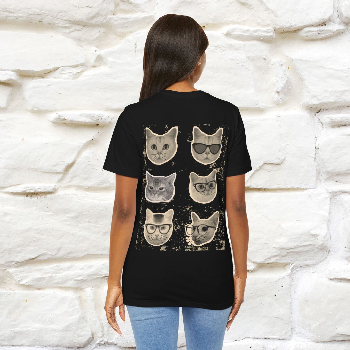 ''Vintage Cat'' Cat T-Shirt | Nunu&Miao Studio