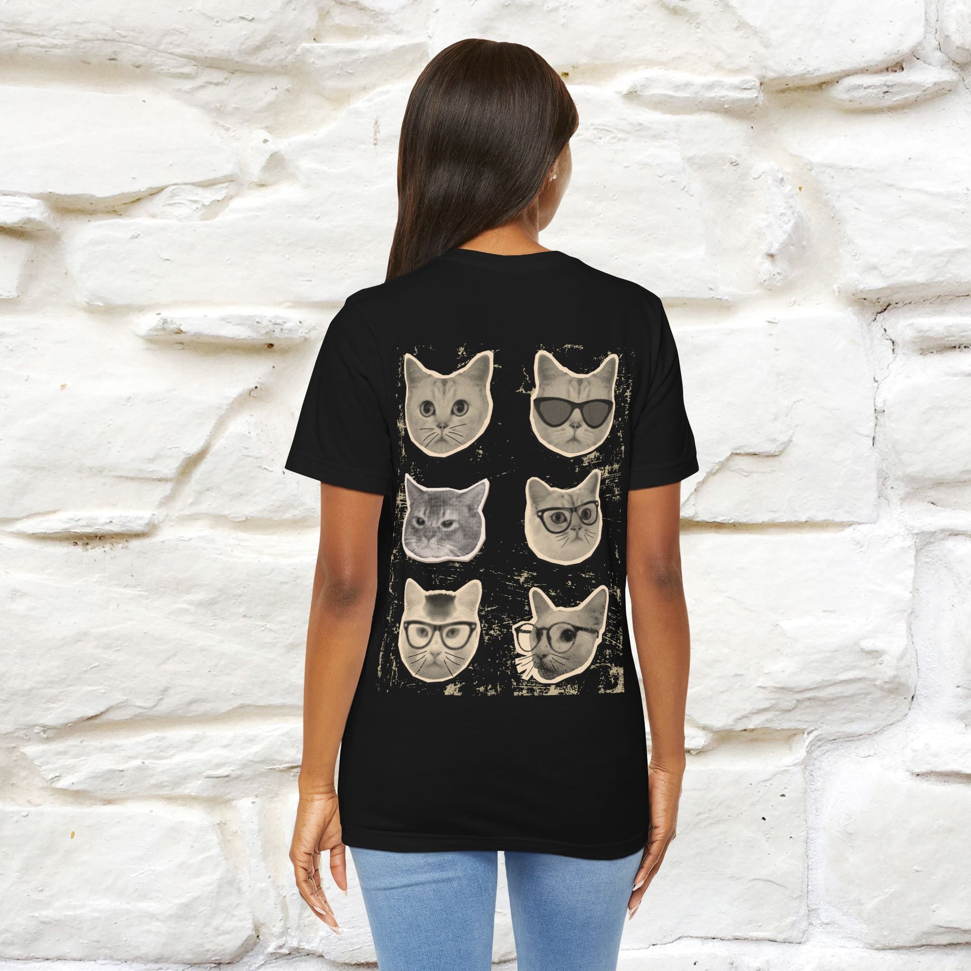 ''Vintage Cat''  Cat T-Shirt | Nunu&Miao Studio - Nunu&Miao Studio