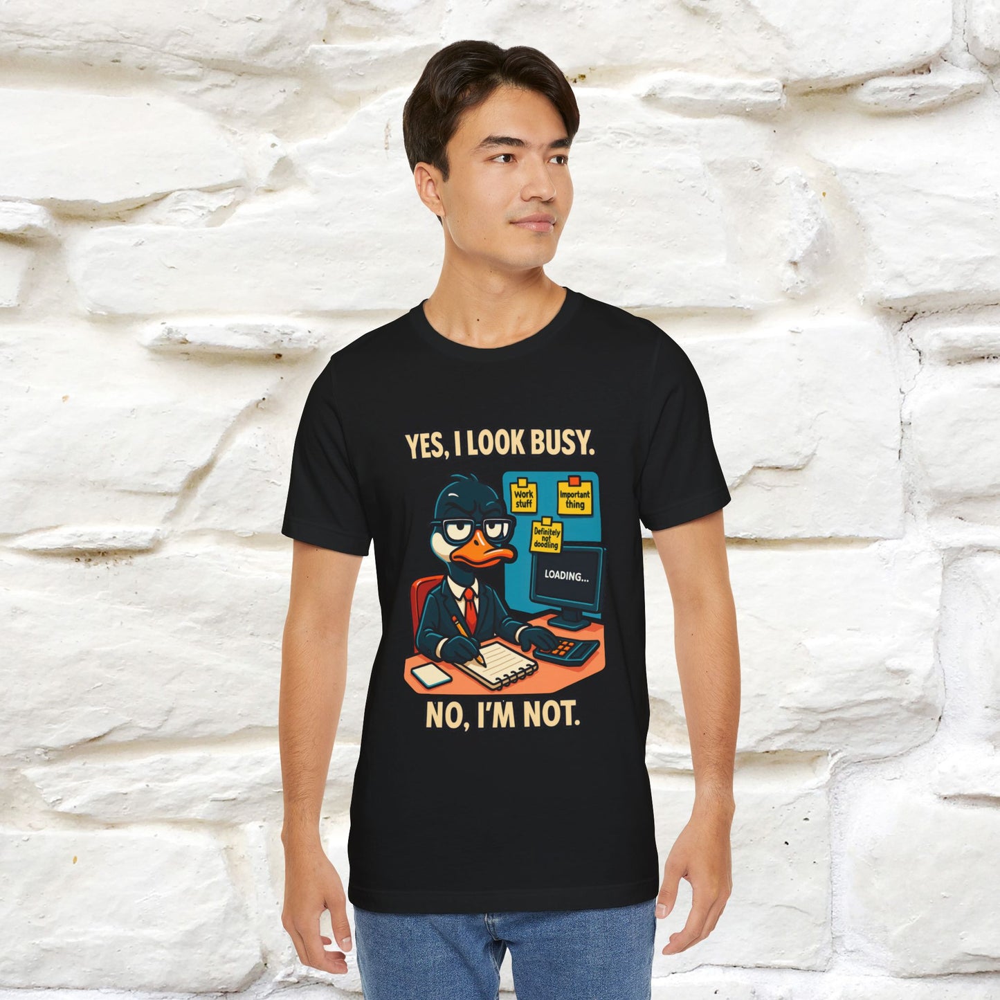 ''Yes, I Look Busy. No I'm Not.''| Sarcastic Cat T-Shirt | Nunu&Miao Studio