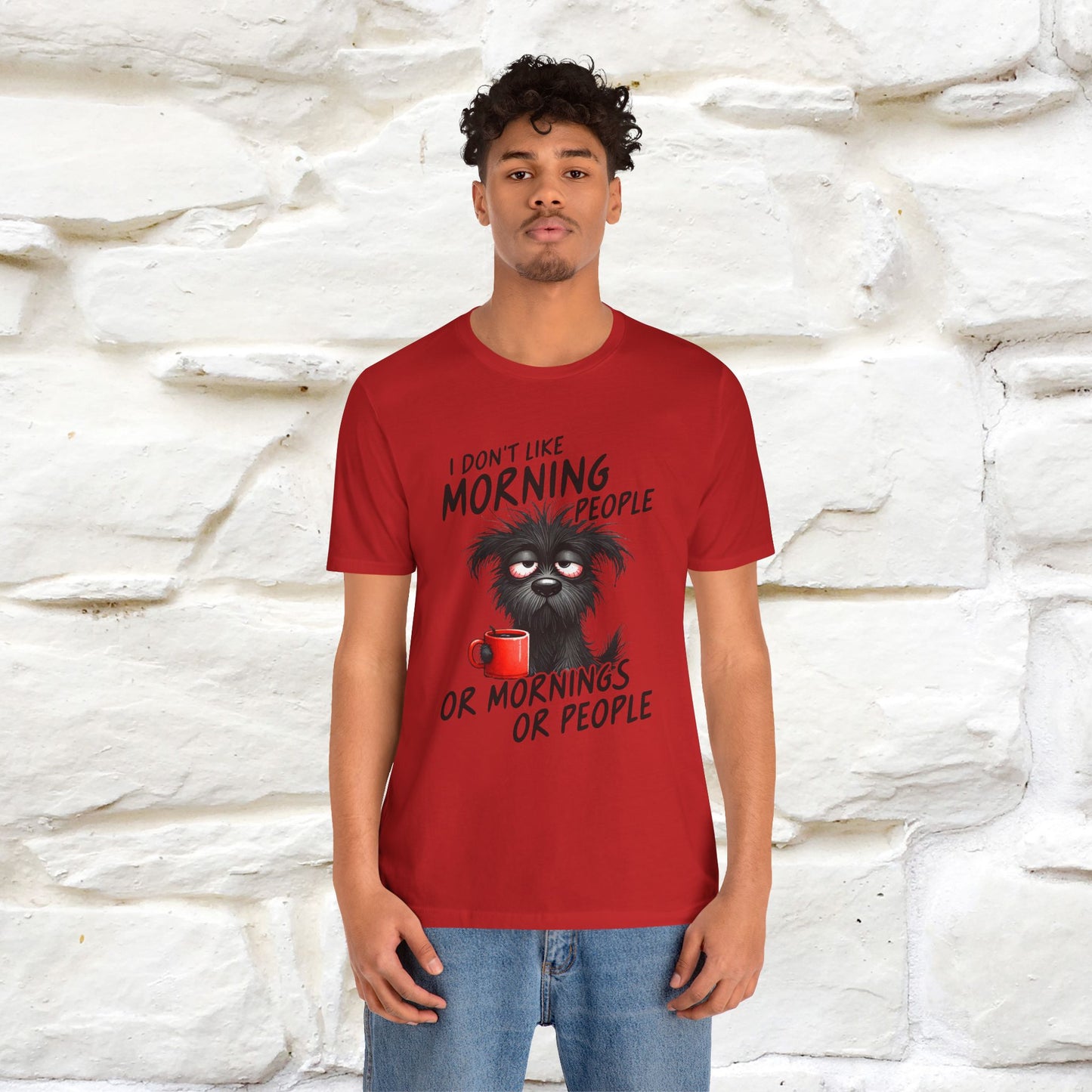 "I Don't Like Morning People..." Funny T-shirt |Nunu&Miao Studio - Nunu&Miao Studio