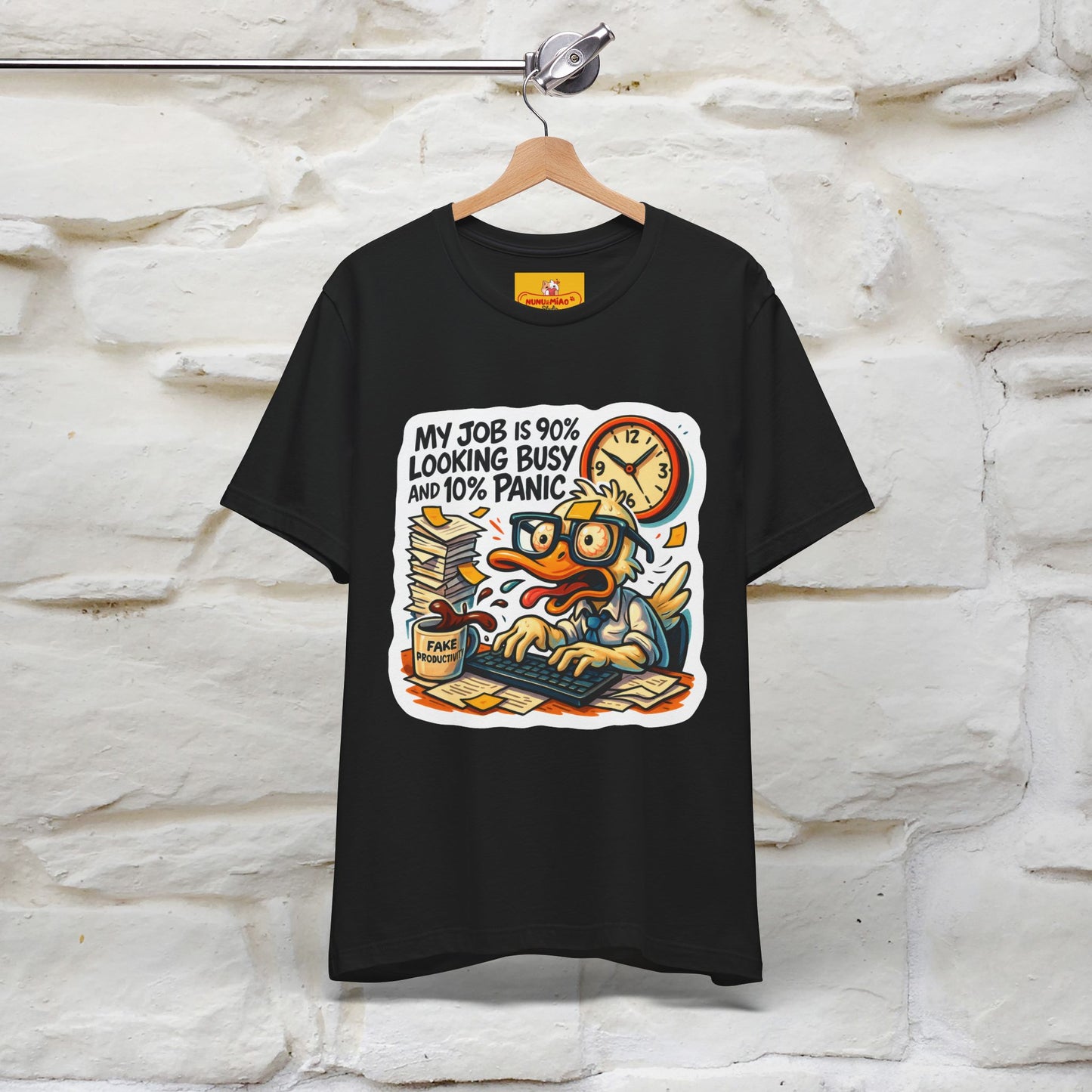 '' My Job is 90% Looking Busy ... | Sarcastic T-Shirt | Nunu&Miao Studio