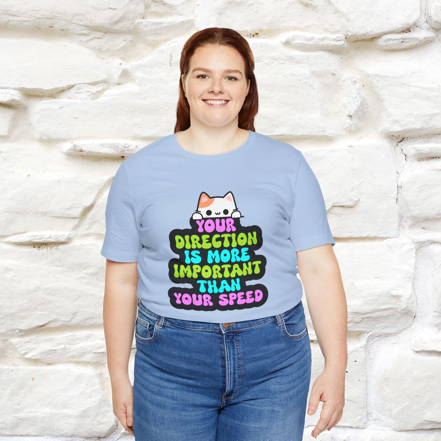"Your Direction Is More ..." | Cat T-shirt | Nunu&Miao Studio - Nunu&Miao Studio