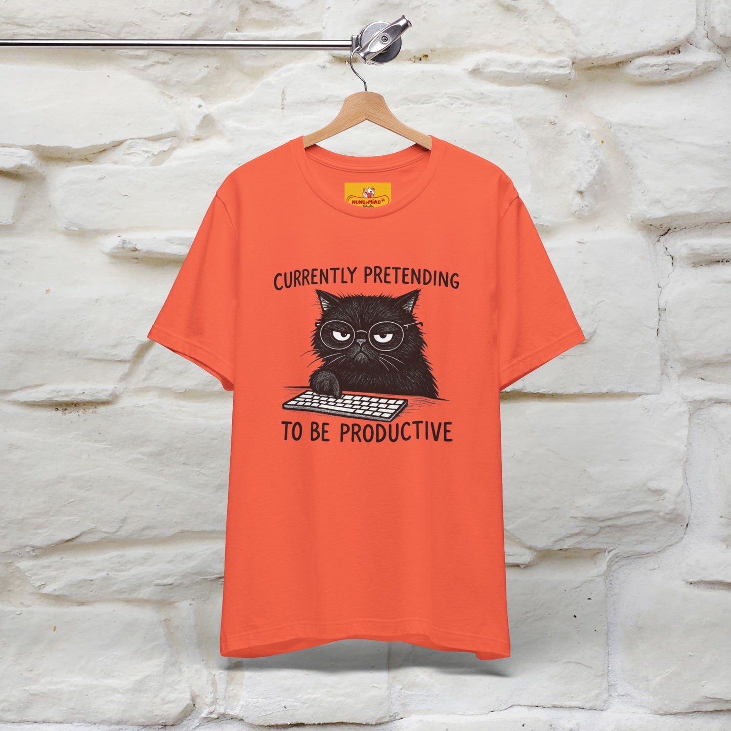 "Currently Pretending To Be Productive" |Cat T-Shirt | Nunu&Miao Studio