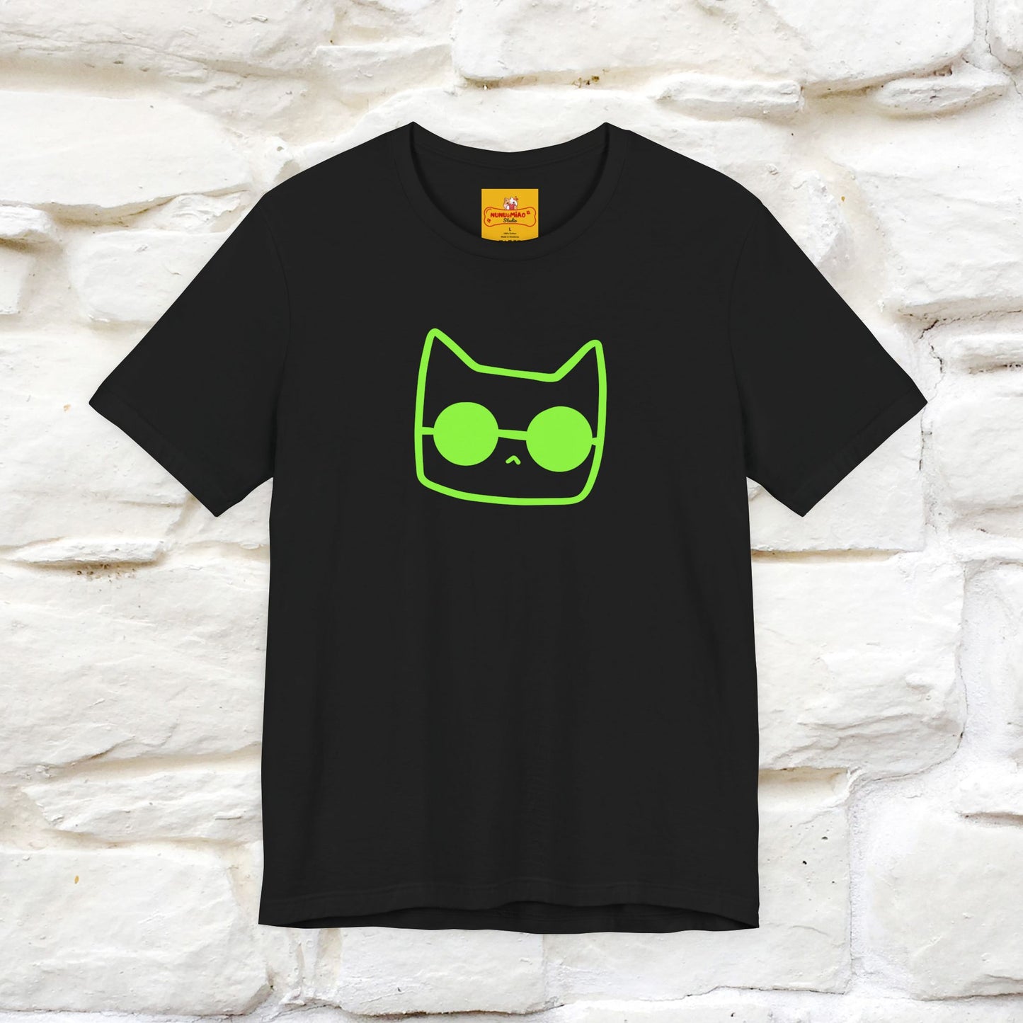 ''Everything Will Be Ok '' Cat T-Shirt Front and Back Design | Nunu&Miao Studio