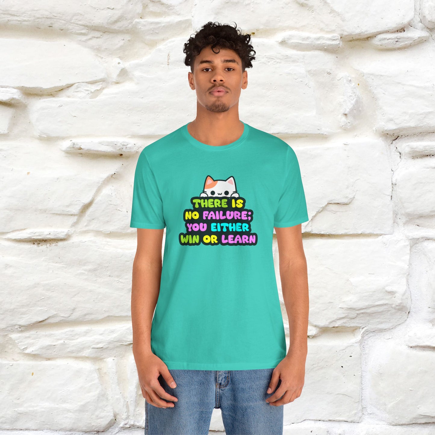 "There Is No Failure: You Either Win Or Learn" T-Shirt | Nunu&Miao Studio - Nunu&Miao Studio