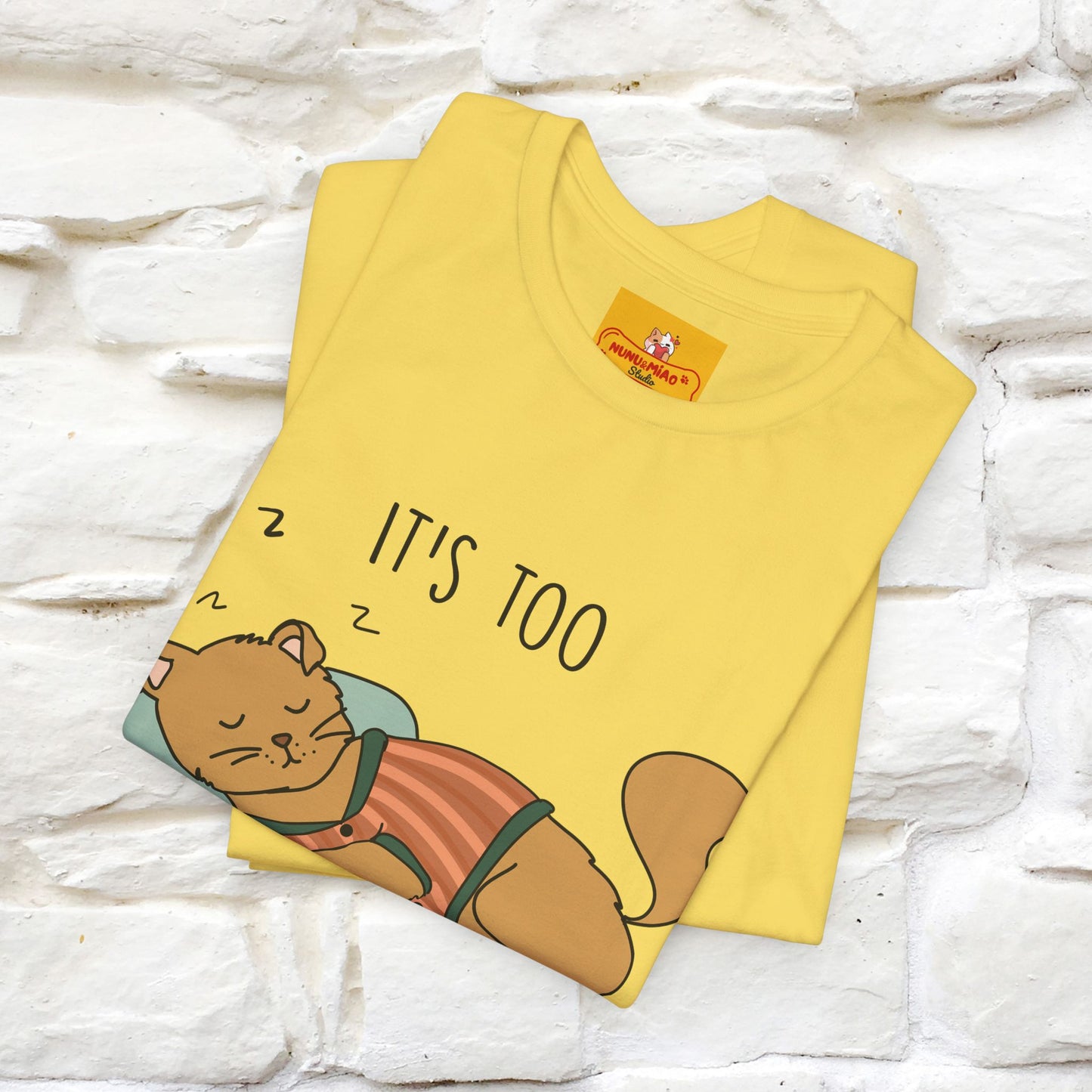 ''It’s Too Peopley Outside'' | Funny Cat T-Shirt | Nunu&Miao Studio