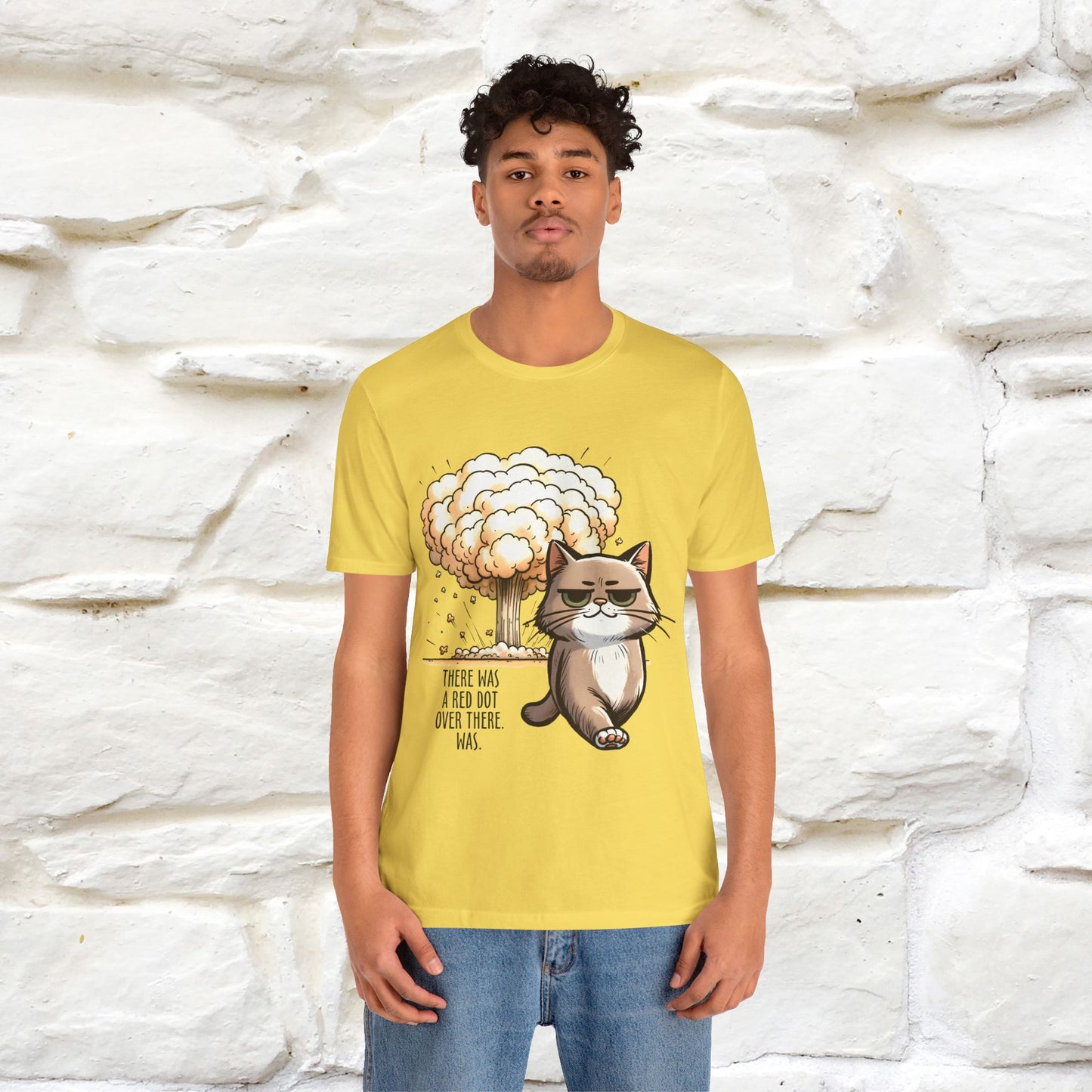 ''The Red Dot Chase'' Funny Cat T-Shirt | Nunu&Miao Studio