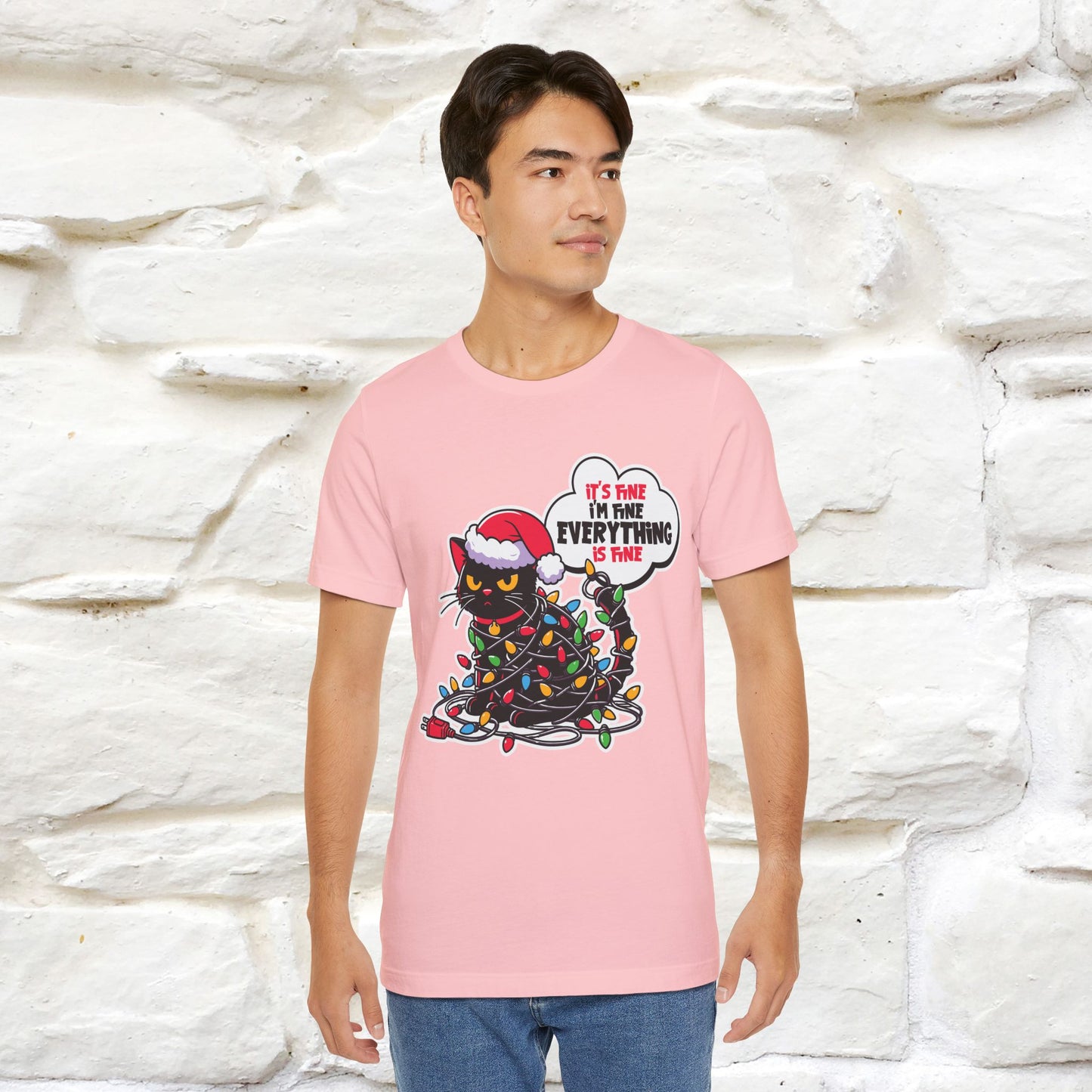 “Everything Is Fine..” | Cat T-Shirt | Nunu&Miao Studio